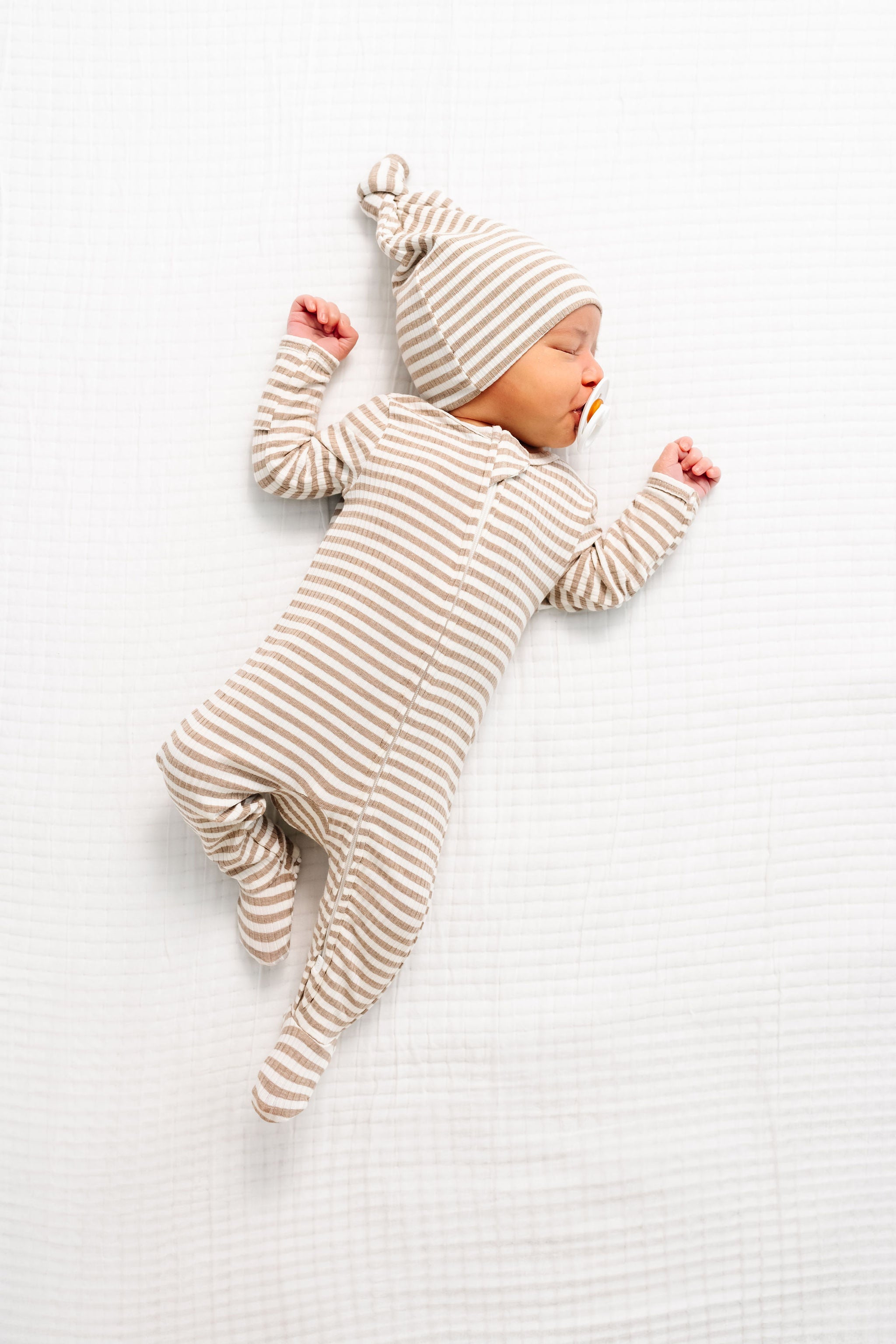 Indy Ribbed Zipper Footies