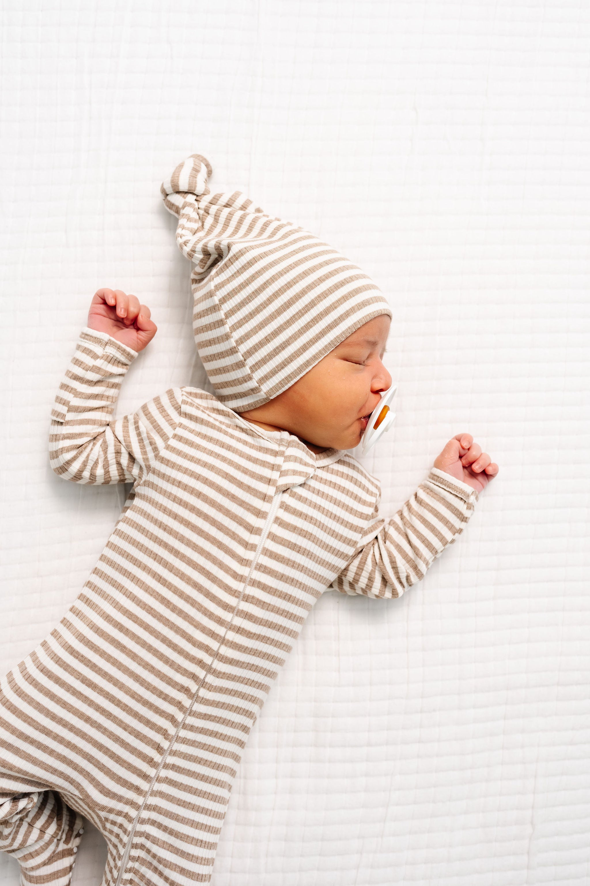 Indy Ribbed Zipper Footies