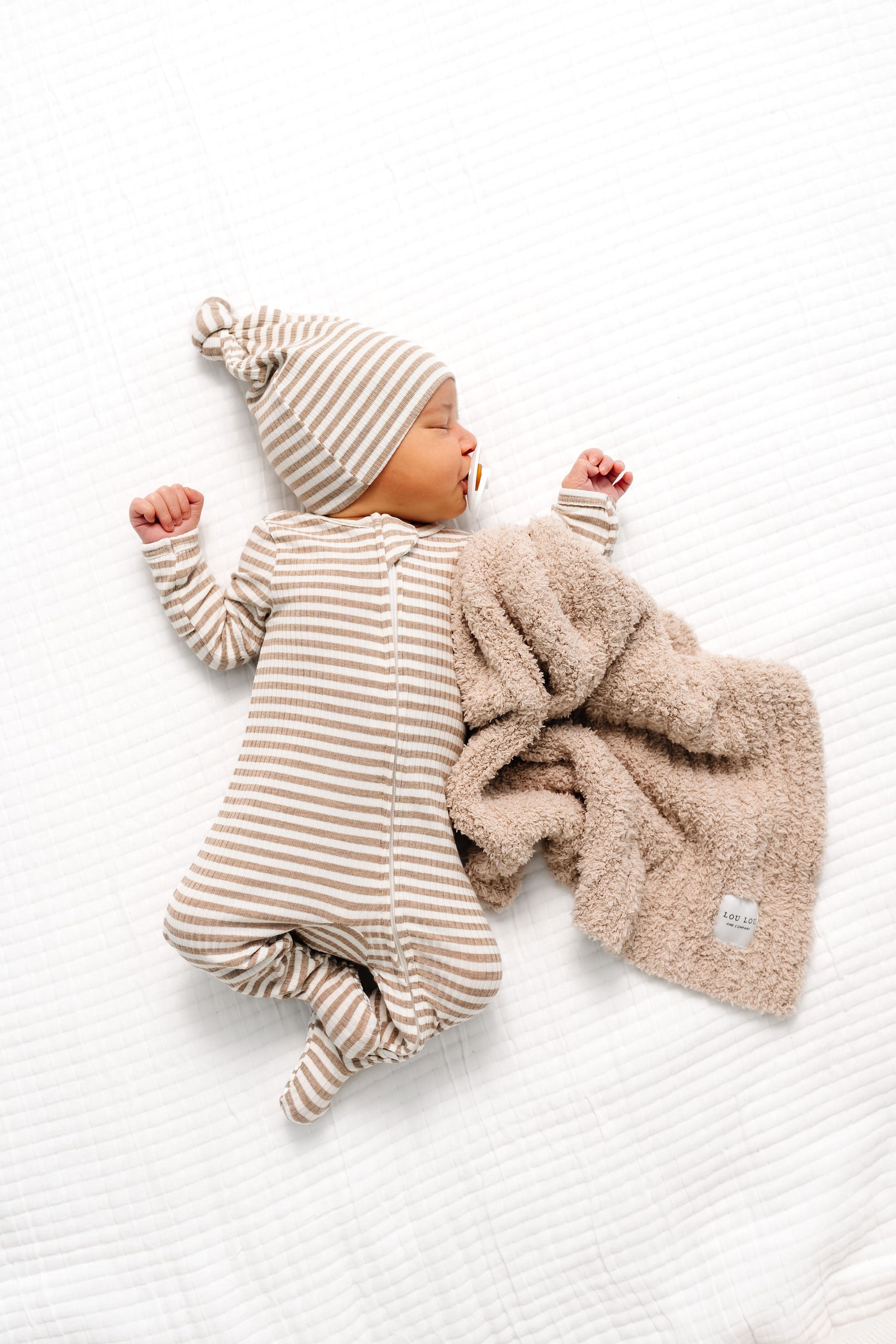 Chenille Blanket - Oatmeal - Mini/Lovey