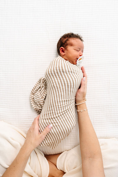 Indy Ribbed Swaddle Blanket