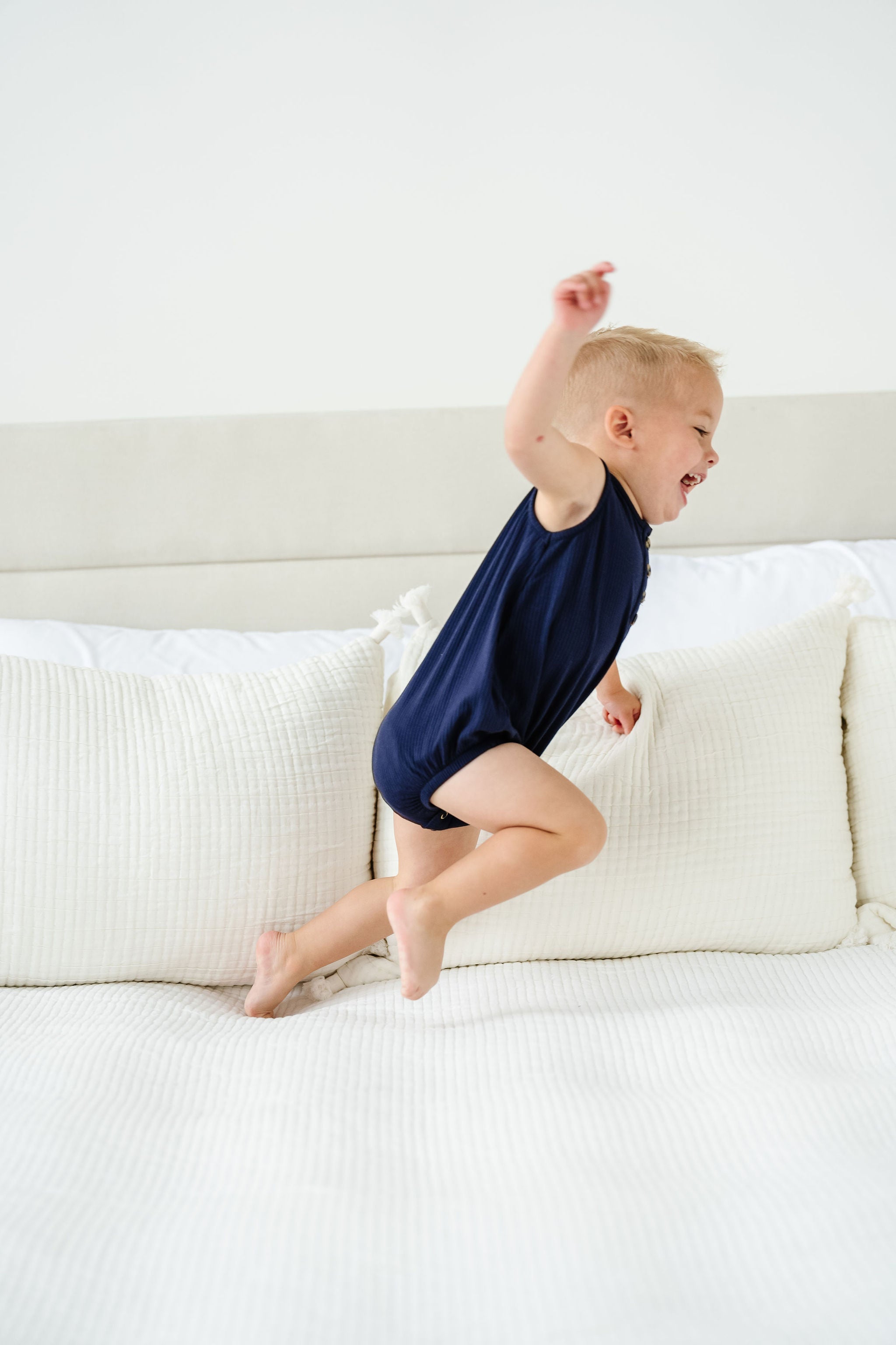 Hayden Ribbed Bubble Romper