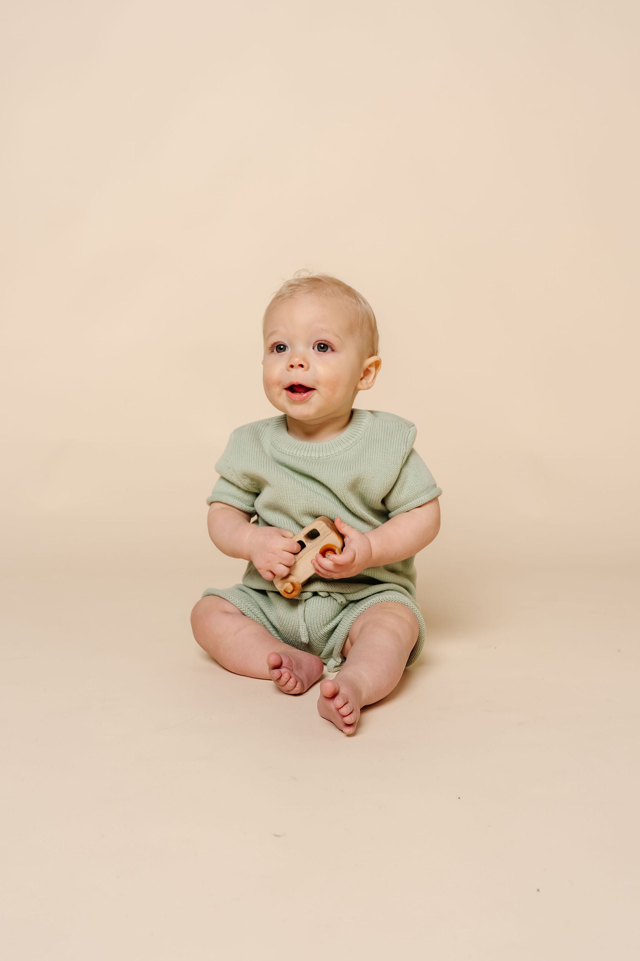 Knit Short Sleeve Tee - Sage