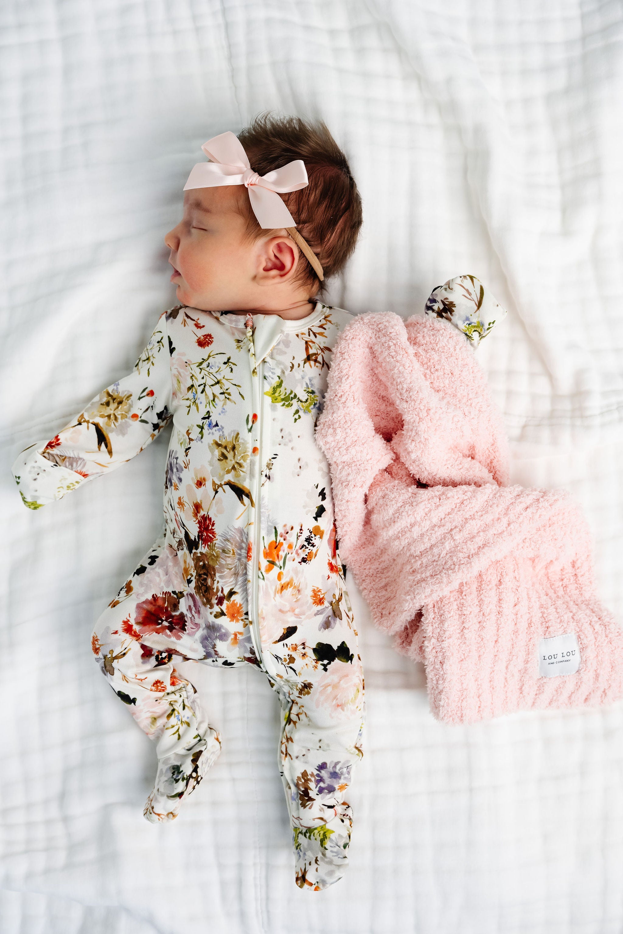 Chenille Blanket - Blush Pink - Mini/Lovey