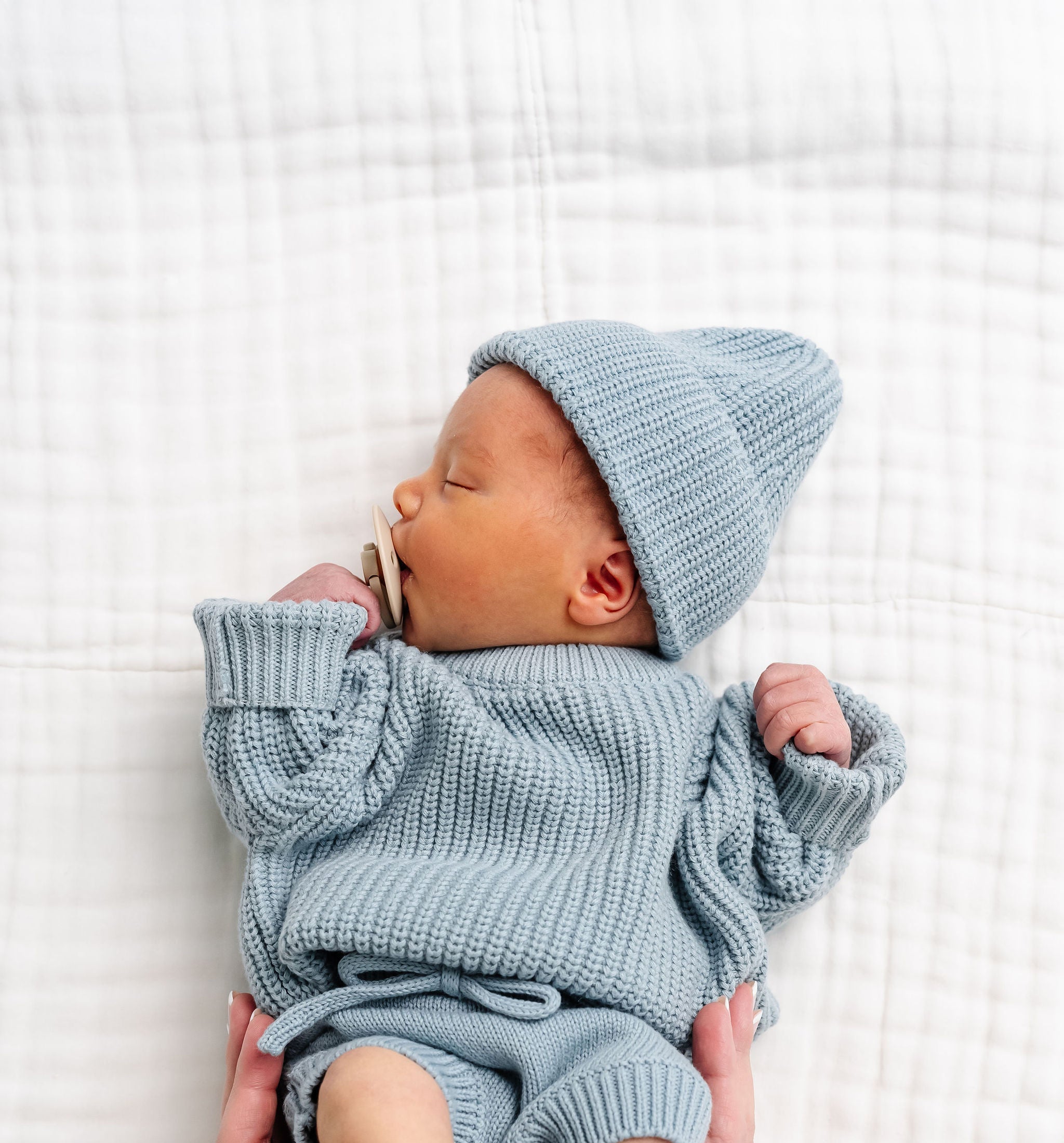 Knit Chunky Sweater - Steele