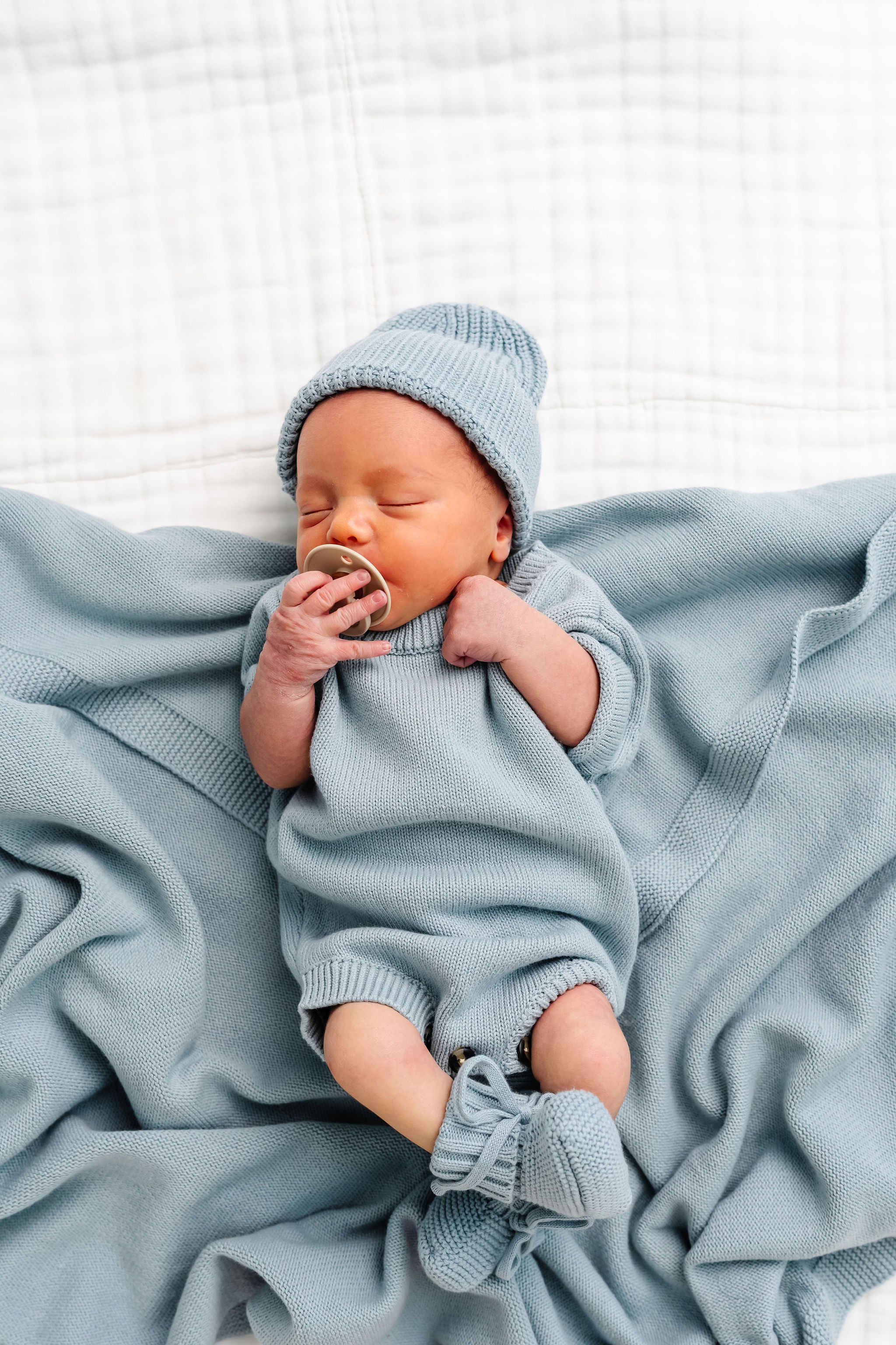 Knit Onesie - Steele