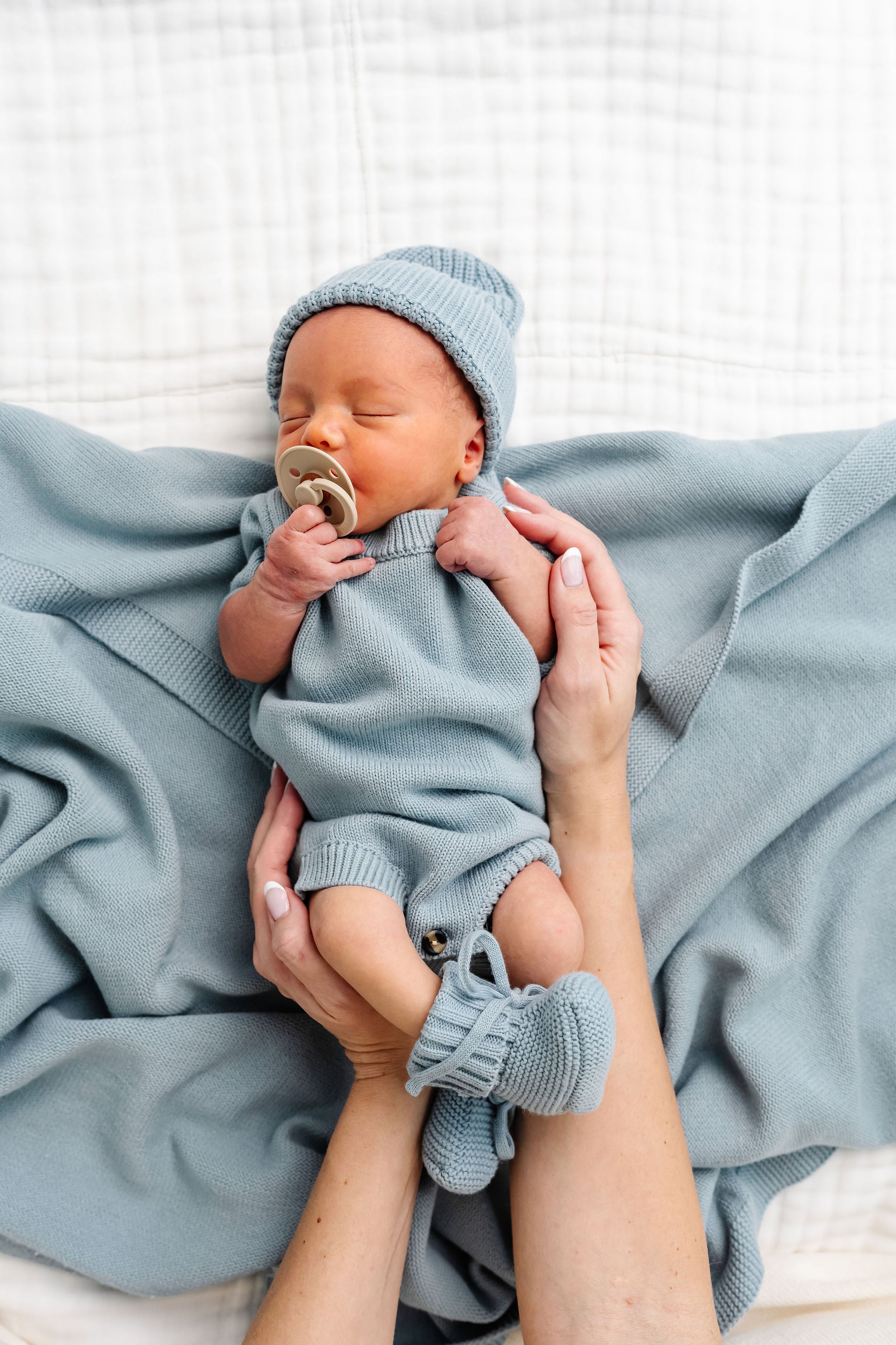 Knit Onesie - Steele