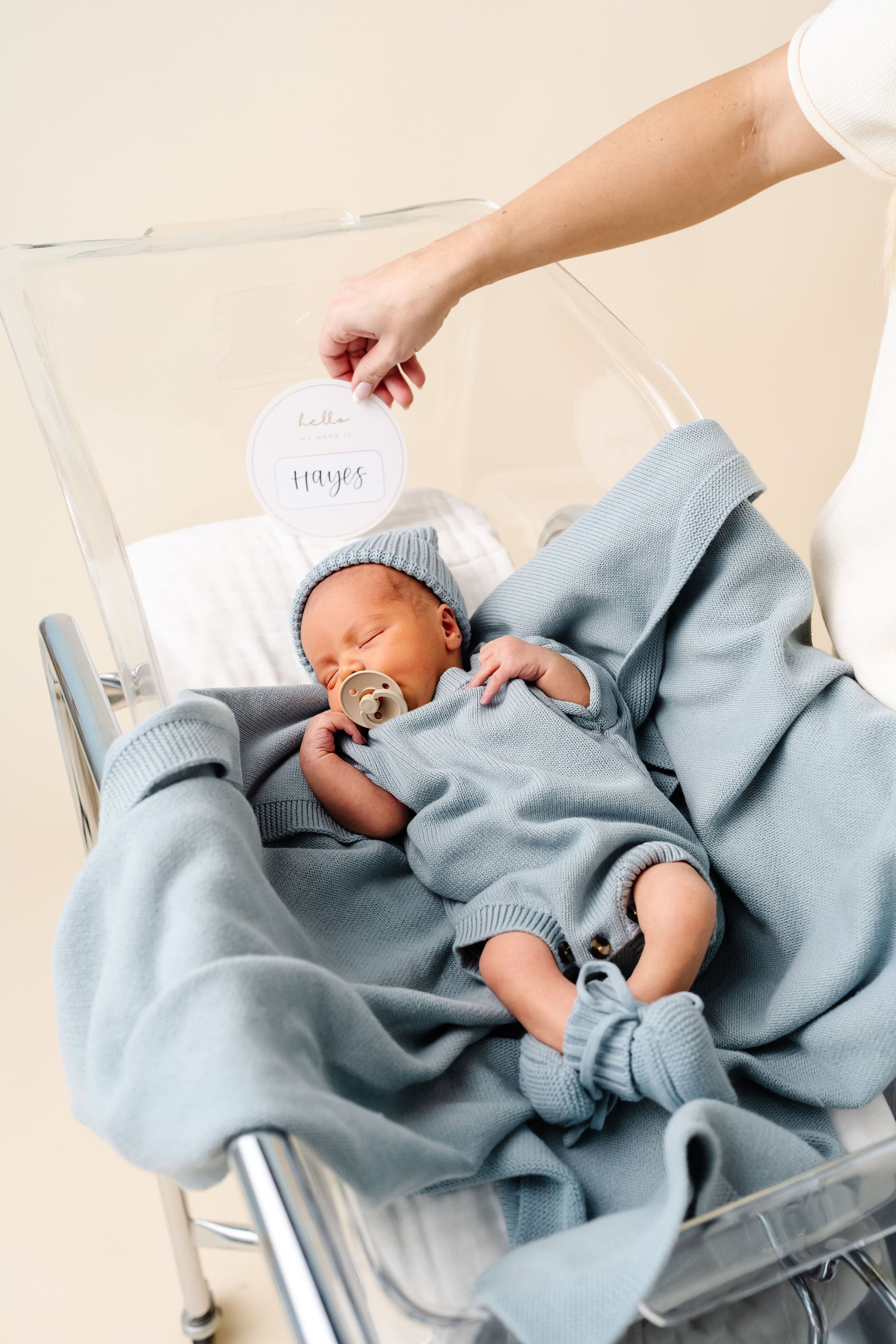 Knit Blanket - Steele