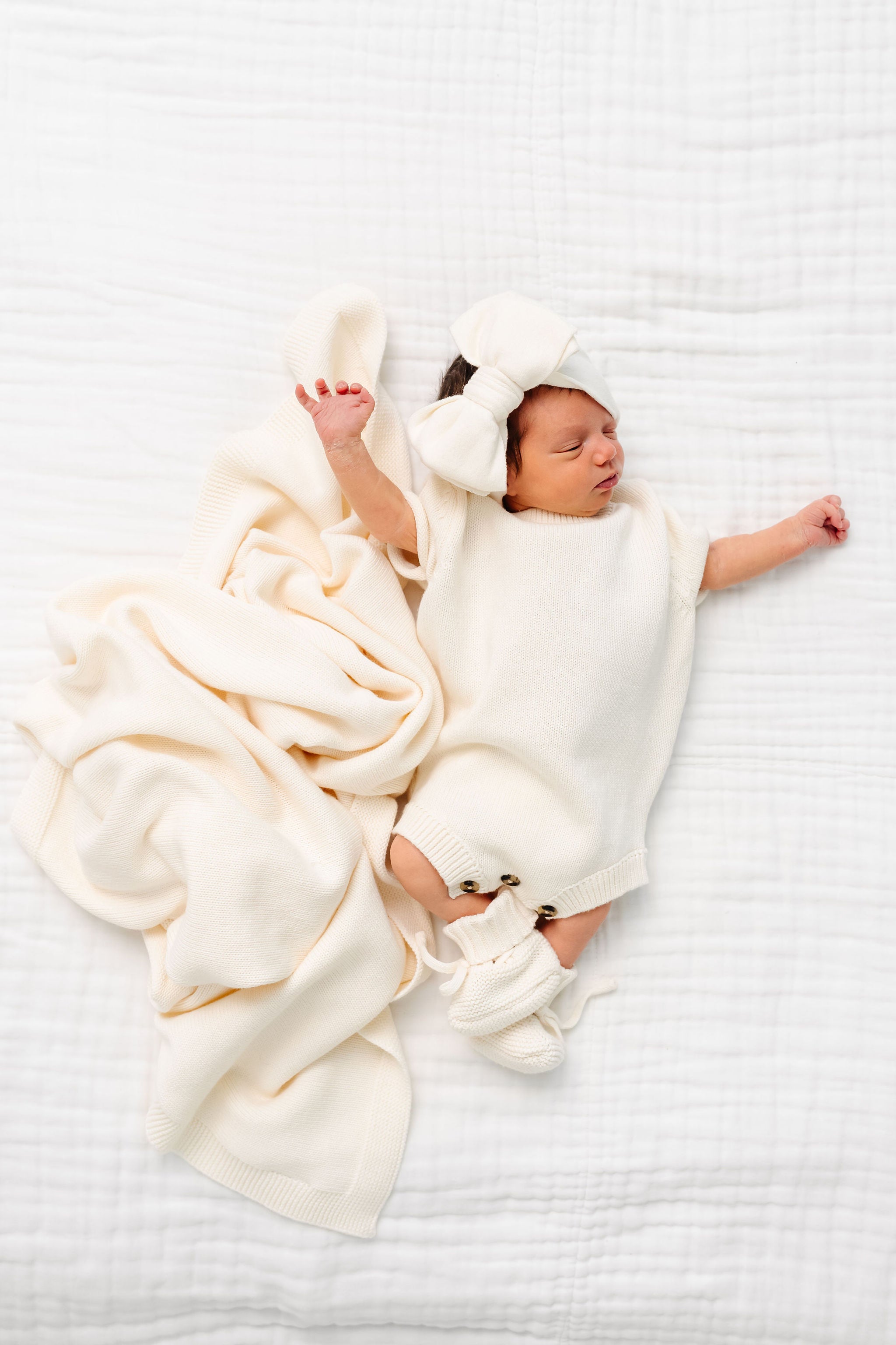 Knit Blanket - Ivory