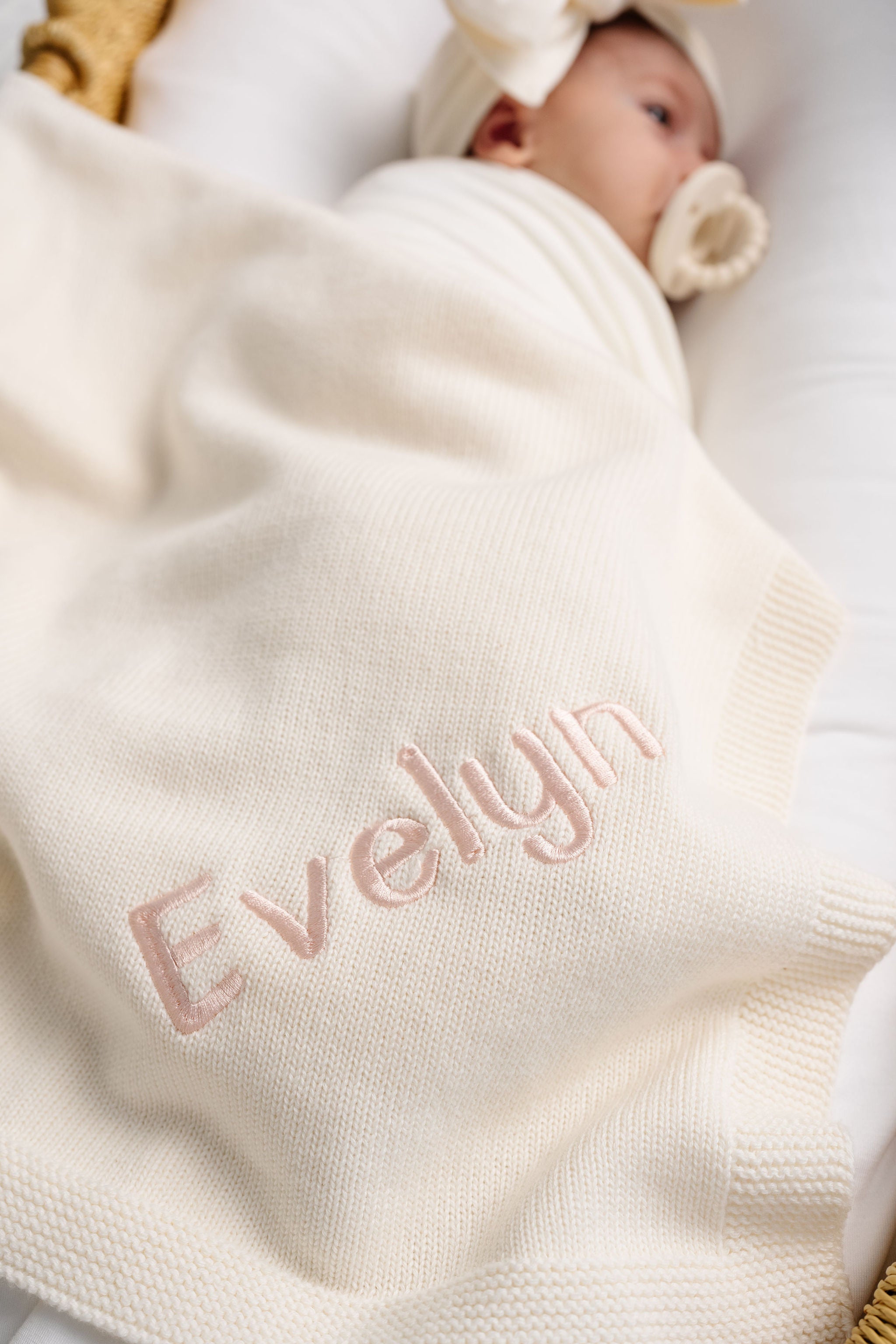 Knit Blanket - Cadet Speckle