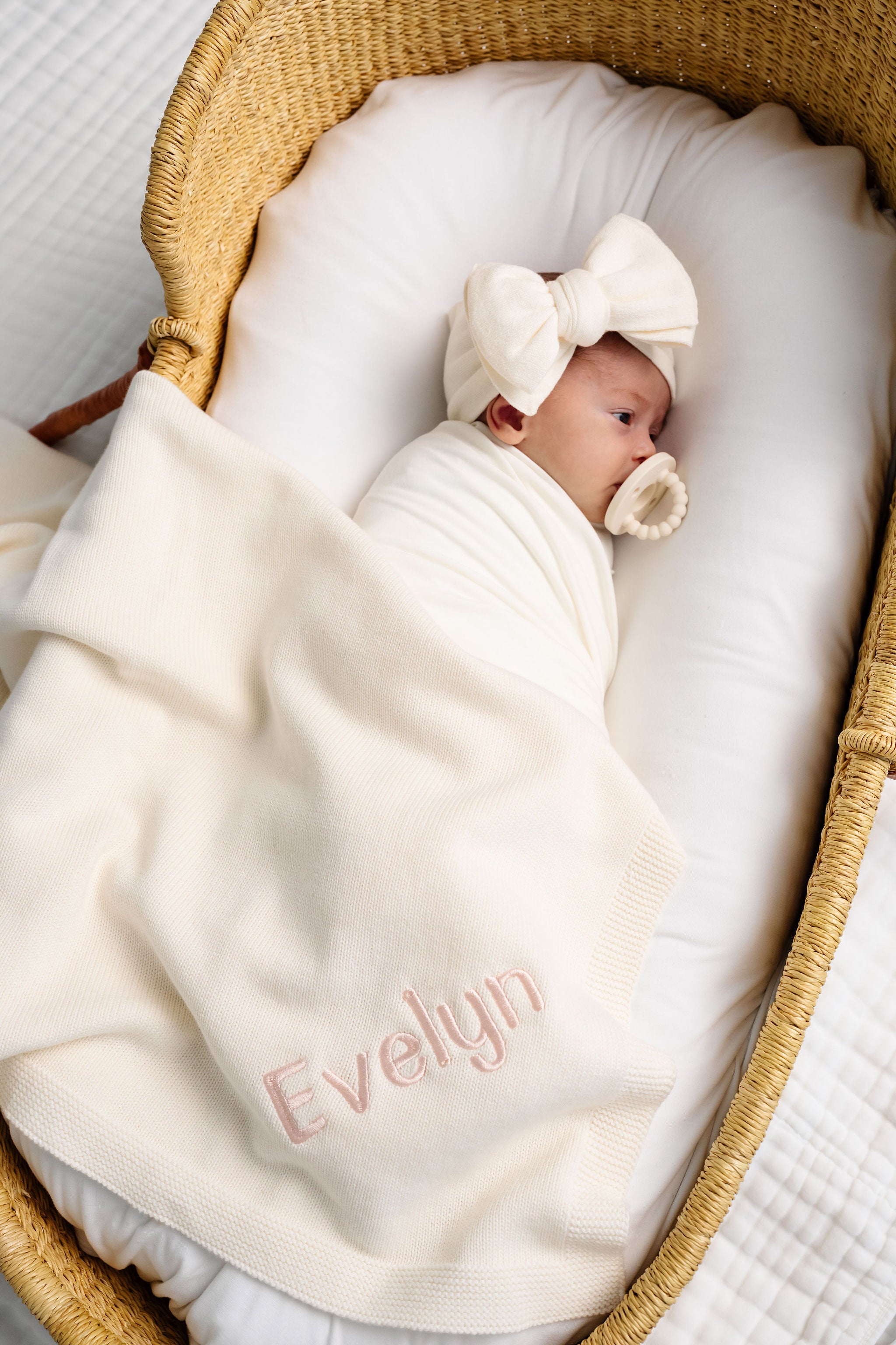 Knit Blanket - Cadet Speckle