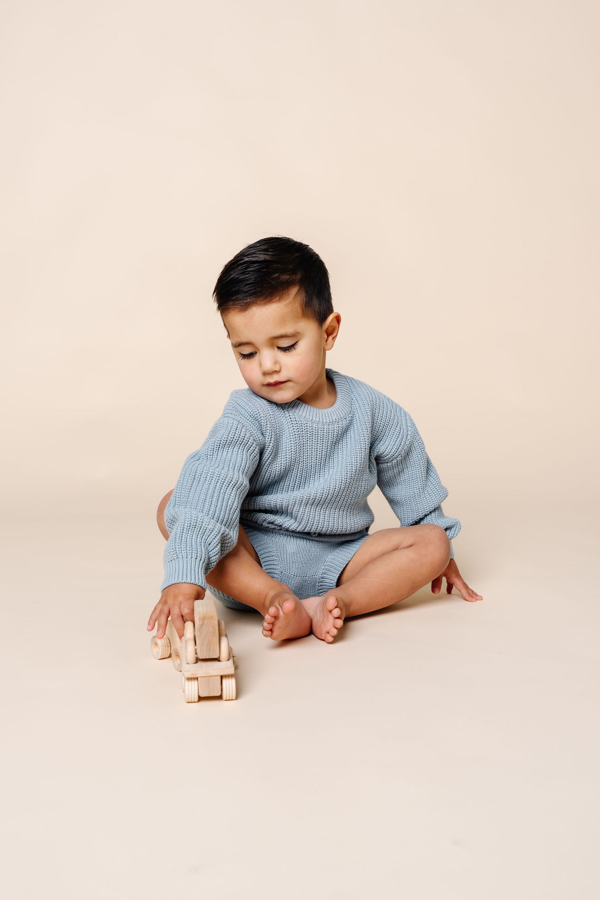 Knit Chunky Sweater - Steele