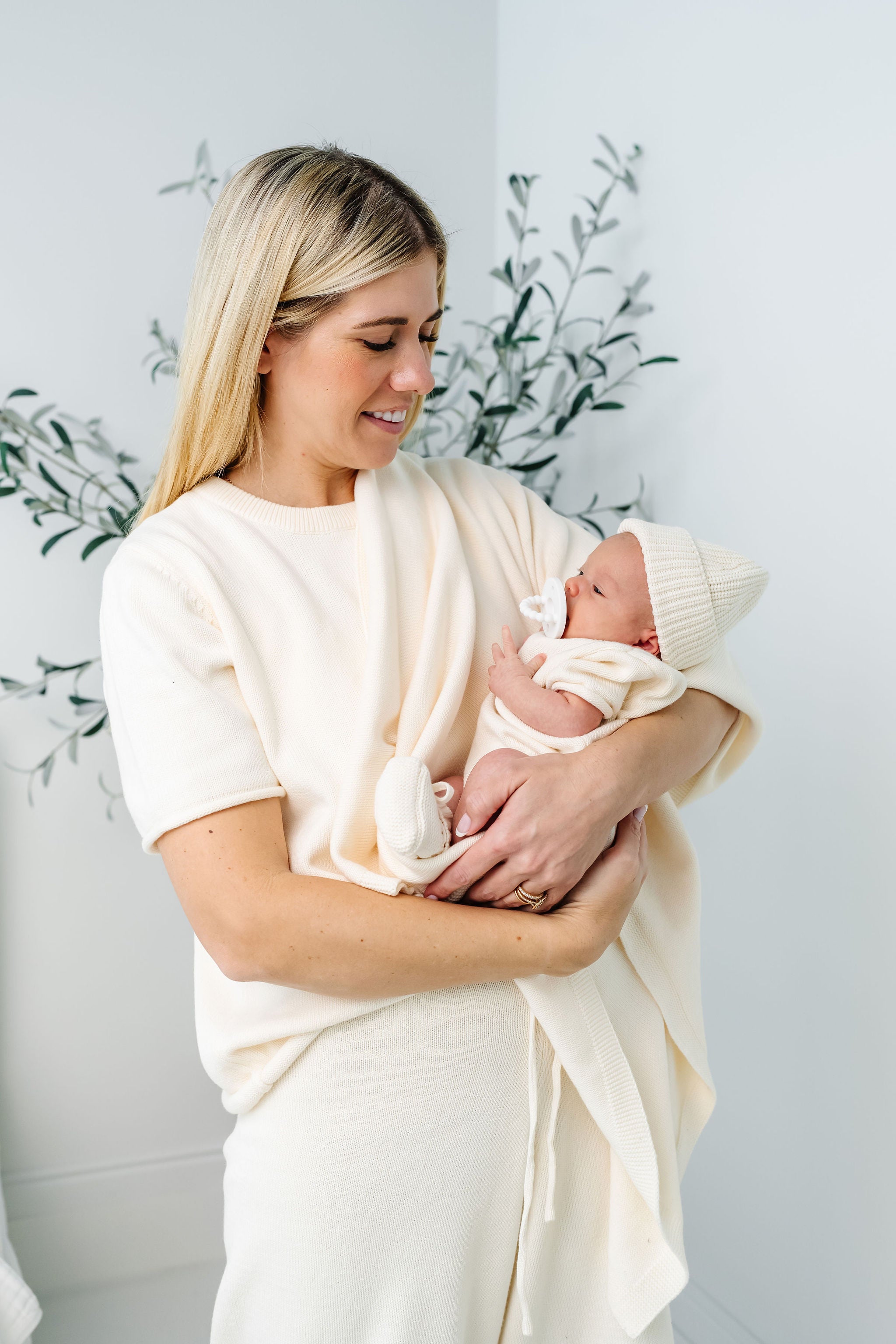 Knit Blanket - Ivory