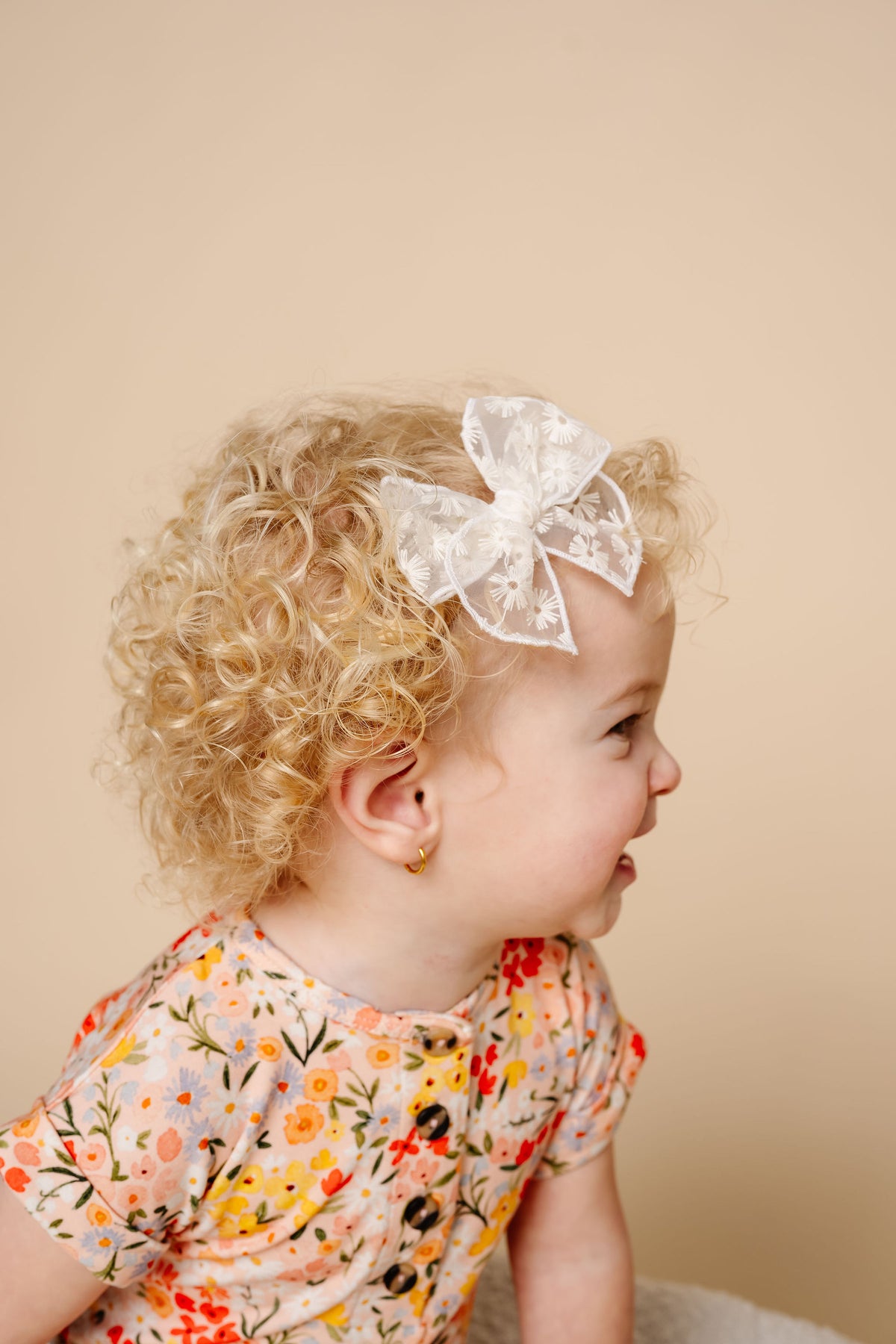 Heirloom Bow 3 Pack - Tan Gingham