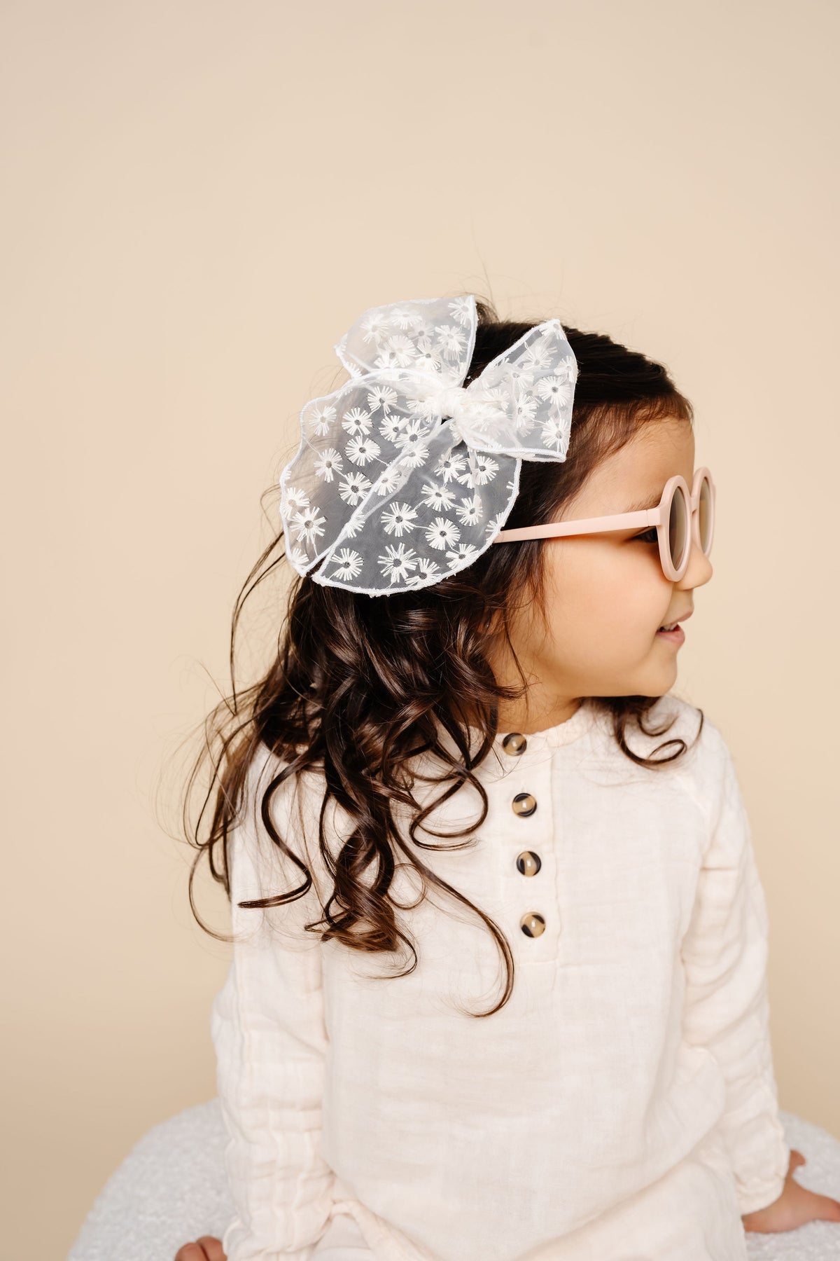 Heirloom Bow 3 Pack - Tan Gingham