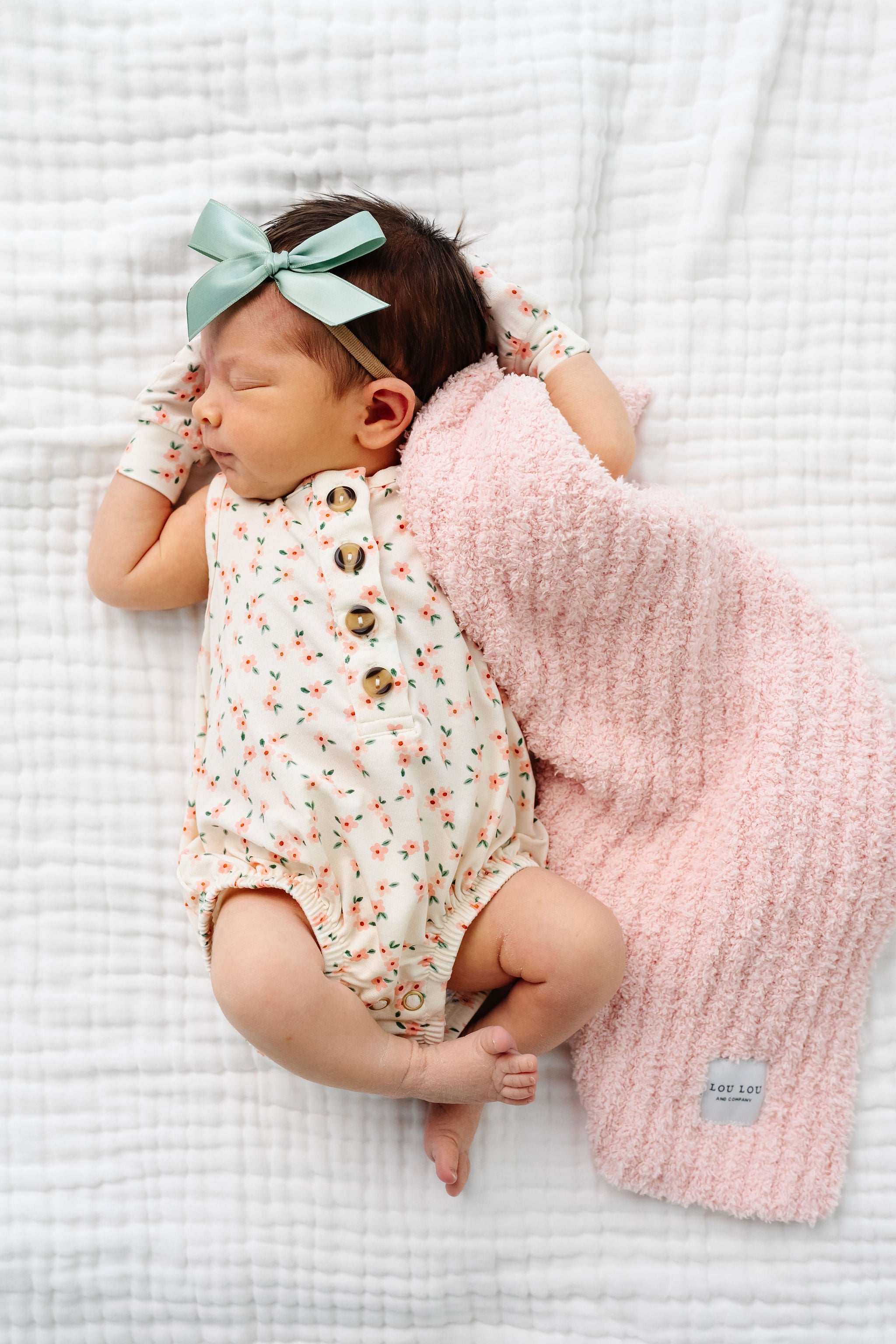 Chenille Blanket - Blush Pink - Mini/Lovey