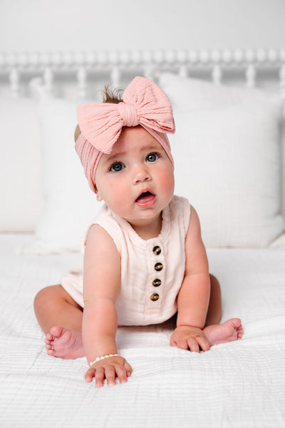 Cable Knit Headband - Rose