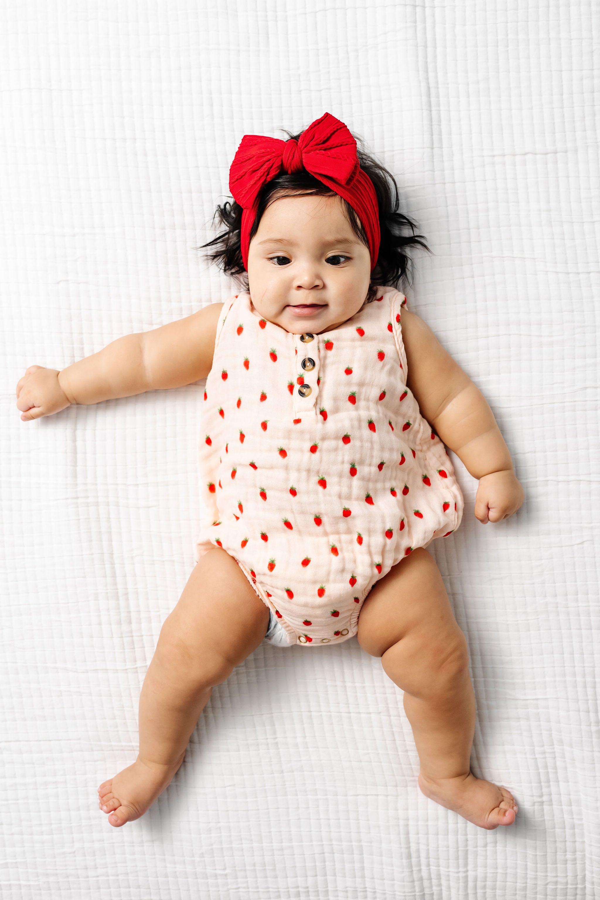 Cable Knit Headband - Red