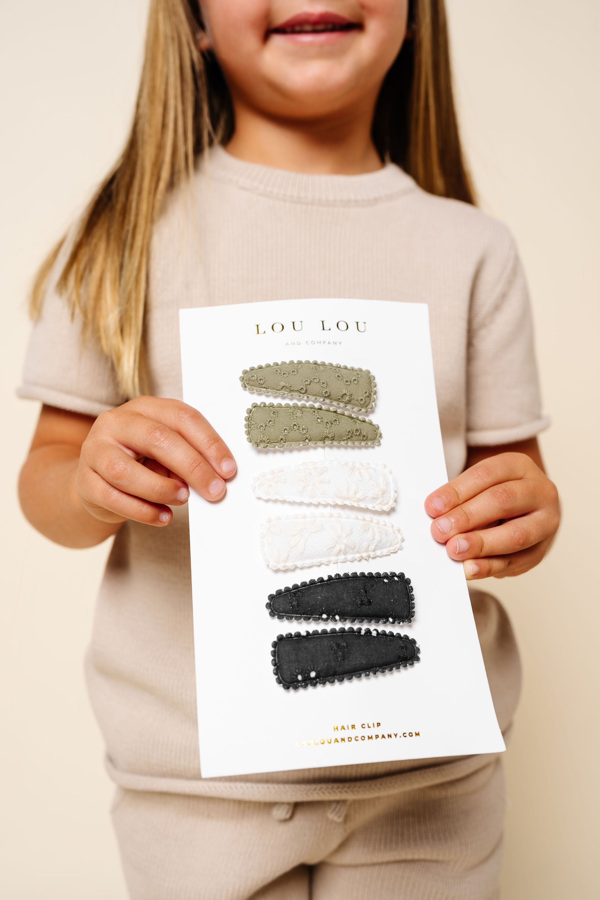Scallop Snap Pack - Olive Eyelet
