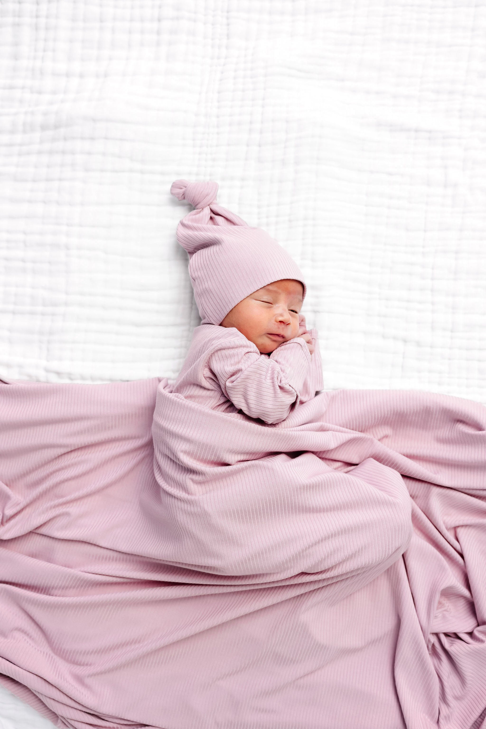 Haven Ribbed Knotted Gown