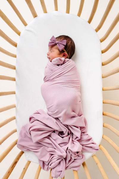 Haven Ribbed Swaddle Blanket
