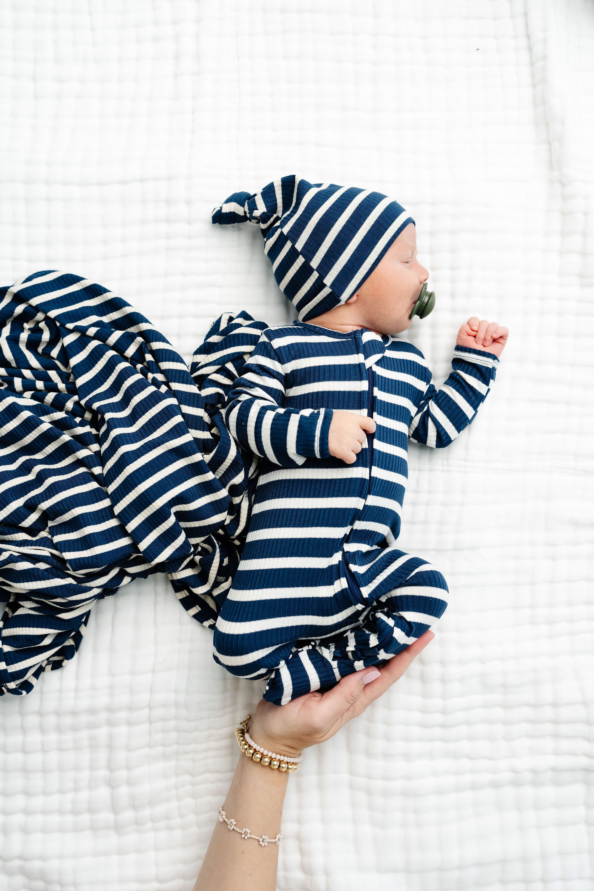 Jack Ribbed Zipper Footies