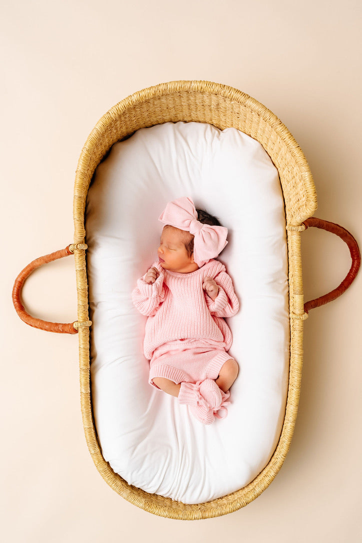 Knit Chunky Sweater - Blush