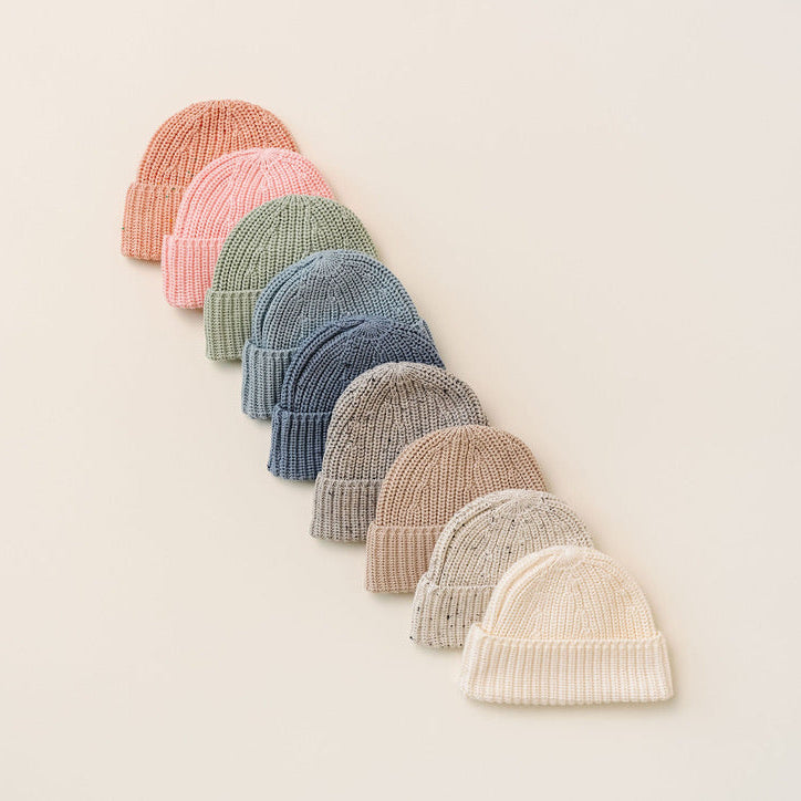 Knit Beanie - Grey Speckle