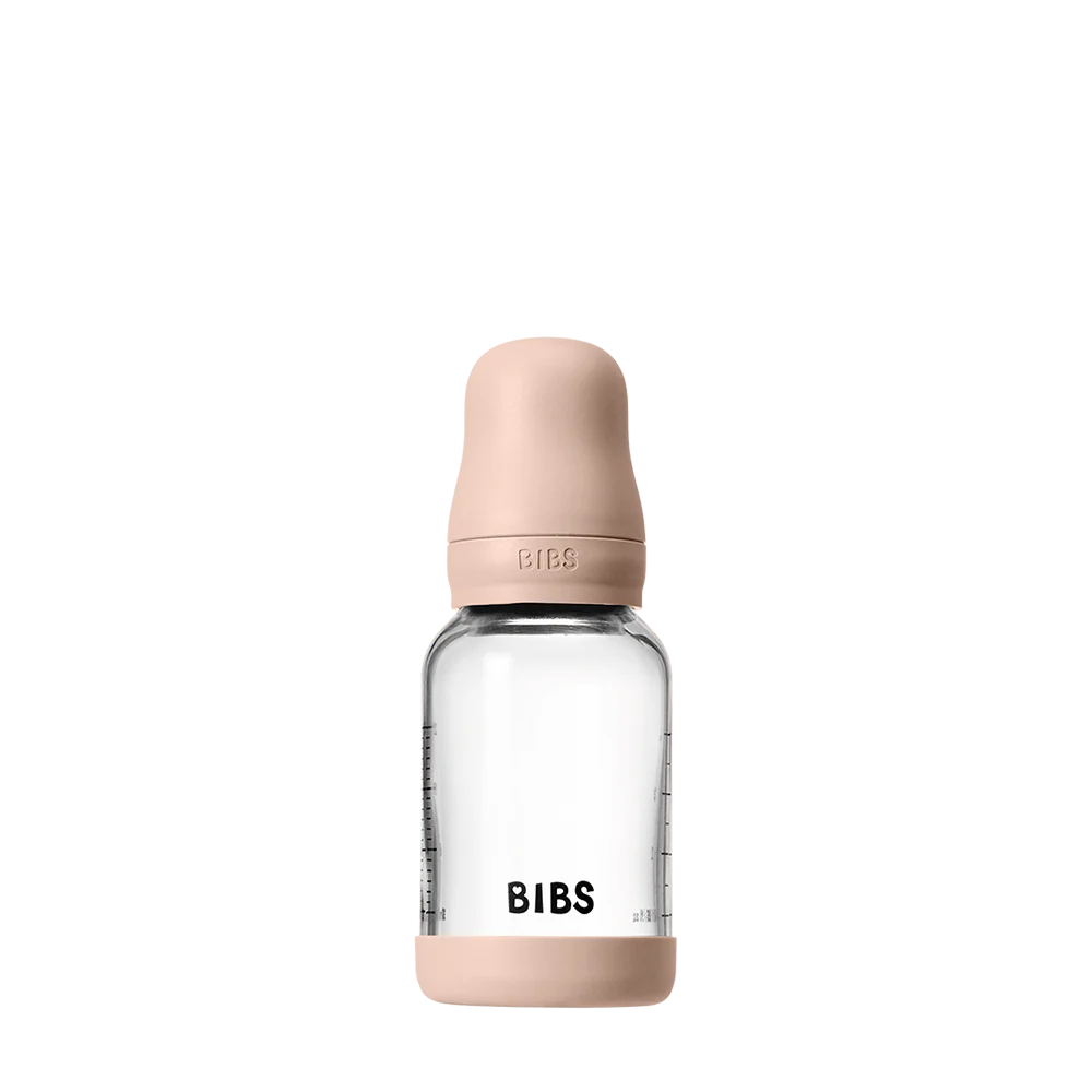 Bibs Baby Glass Bottle Complete Set: Blush
