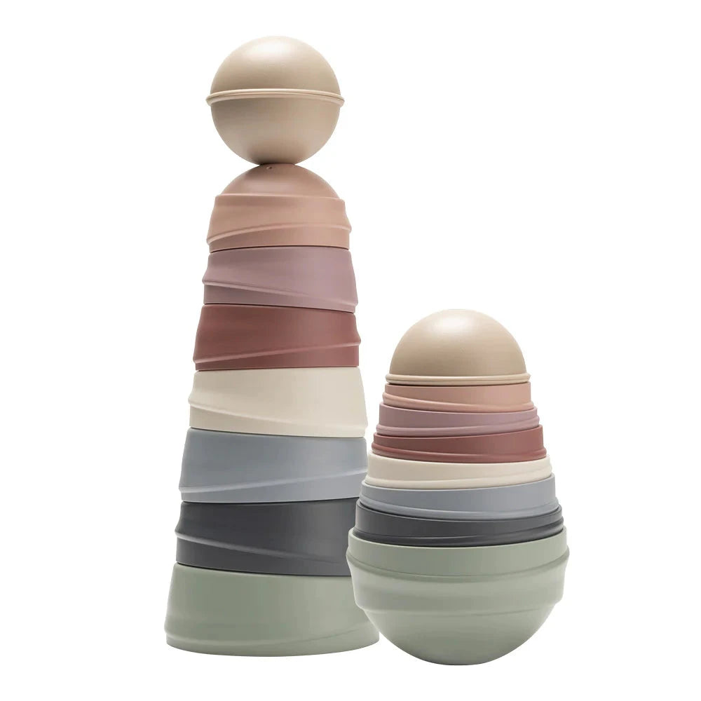 Woobly Tower - Pastel Rainbow