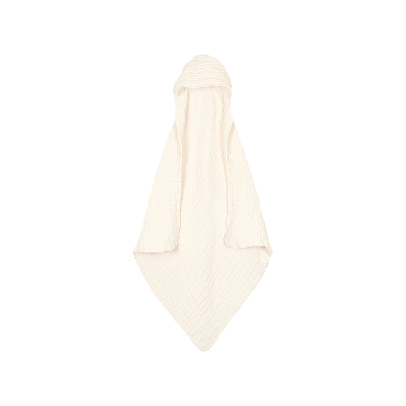 Infant Hooded Bath Towel - Cream