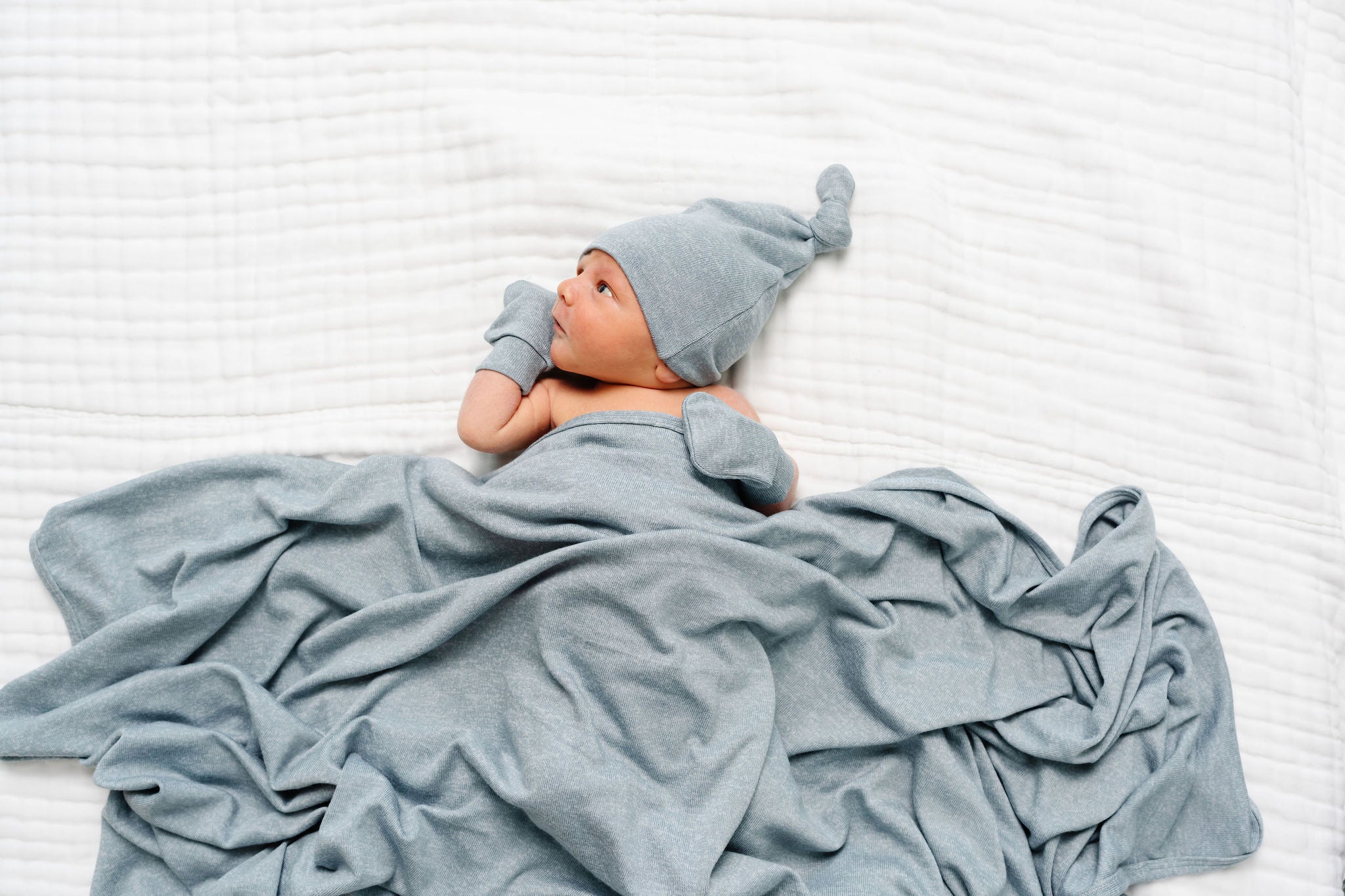 Miller Plush Knit Newborn Hat Bundle