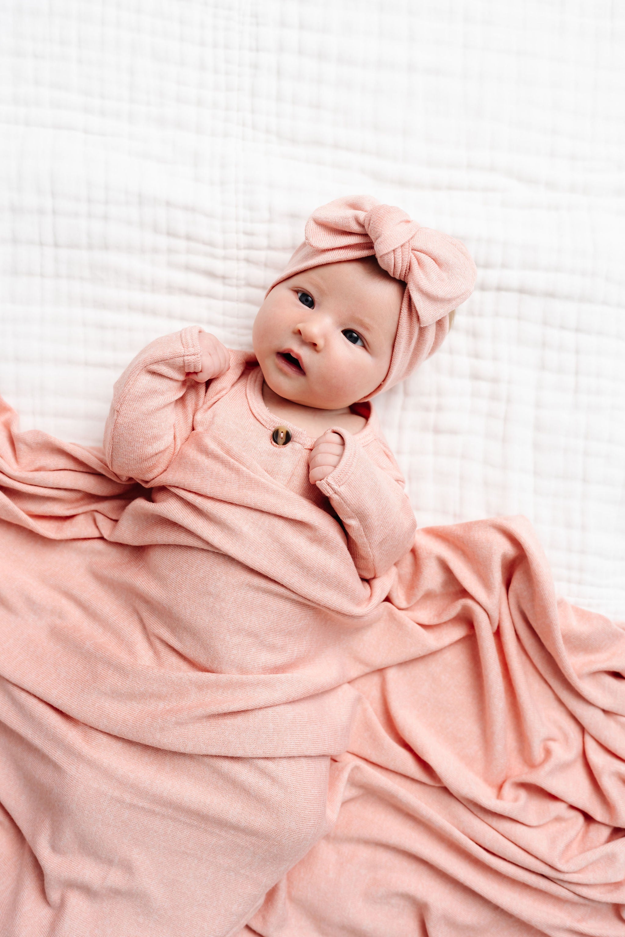 Piper Plush Knit Swaddle Blanket