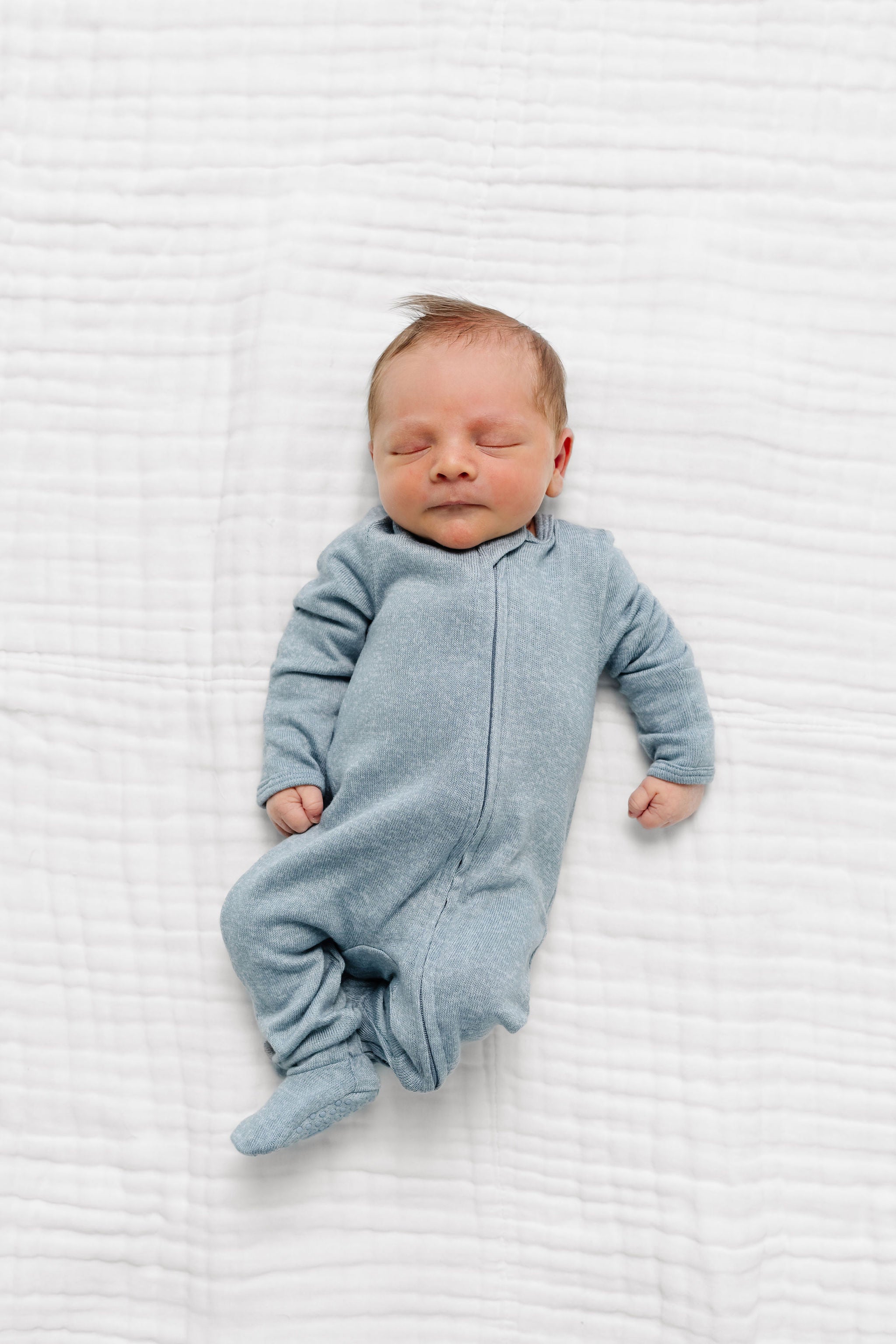 Miller Plush Knit Zipper Footies