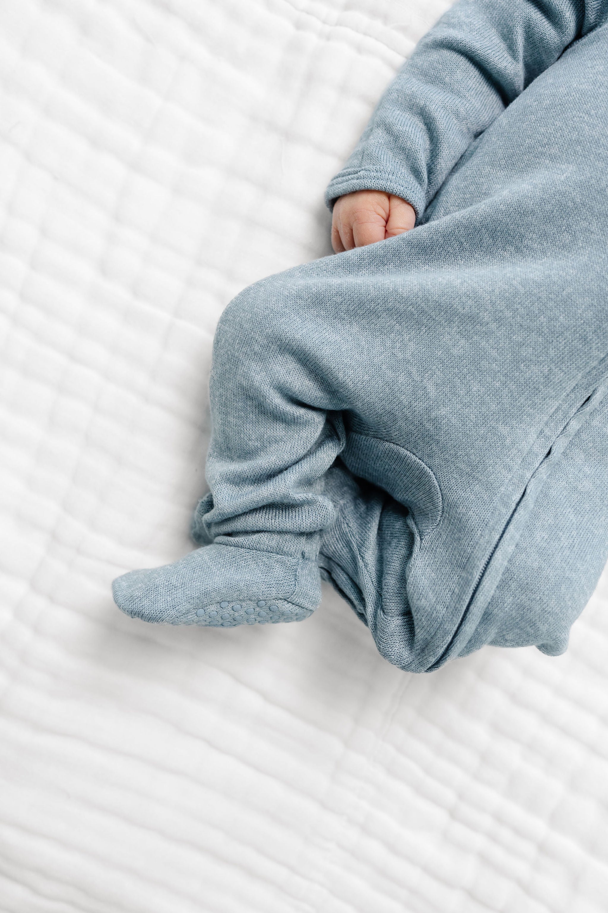 Miller Plush Knit Zipper Footies