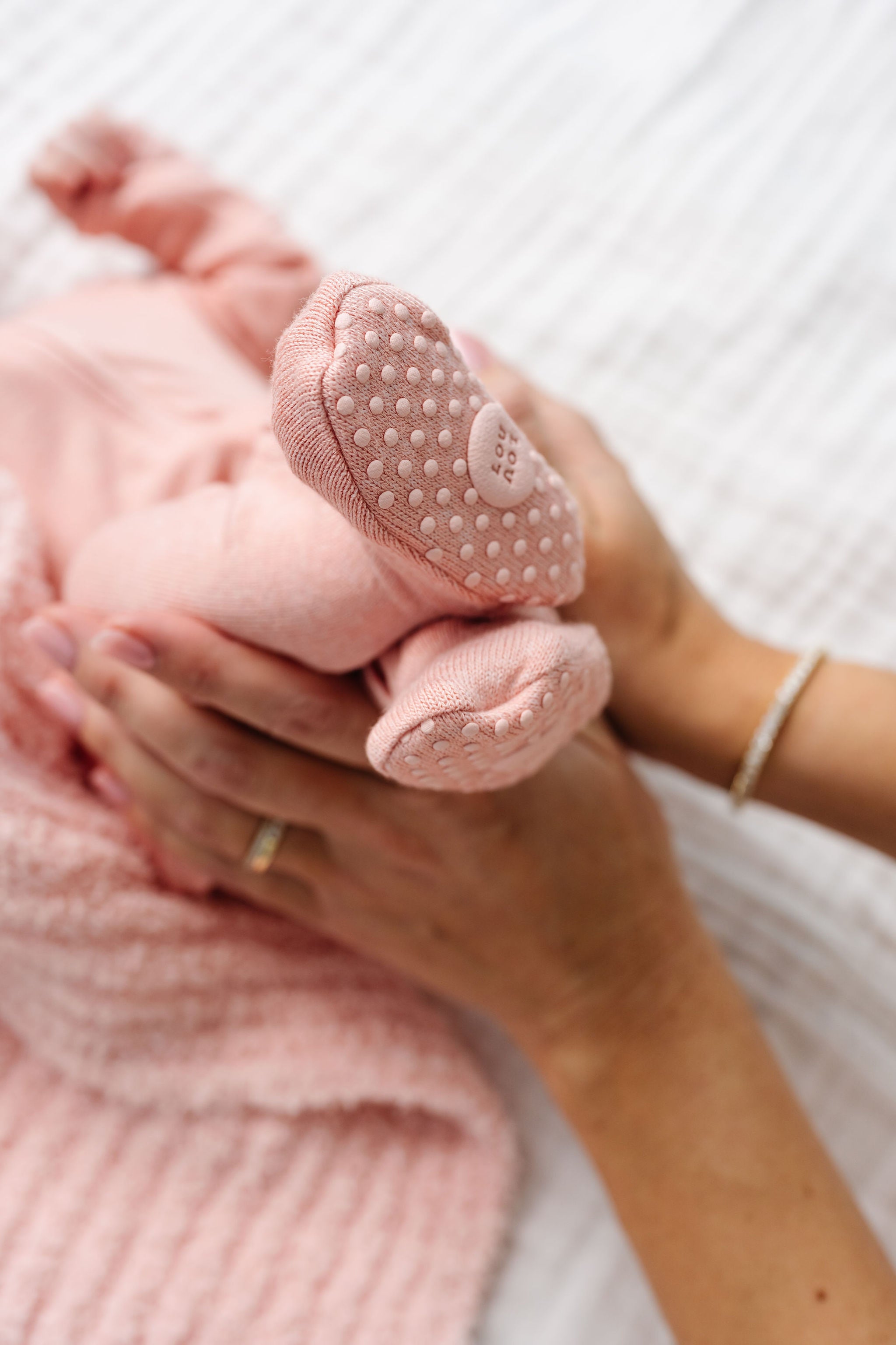 Piper Plush Knit Zipper Footies