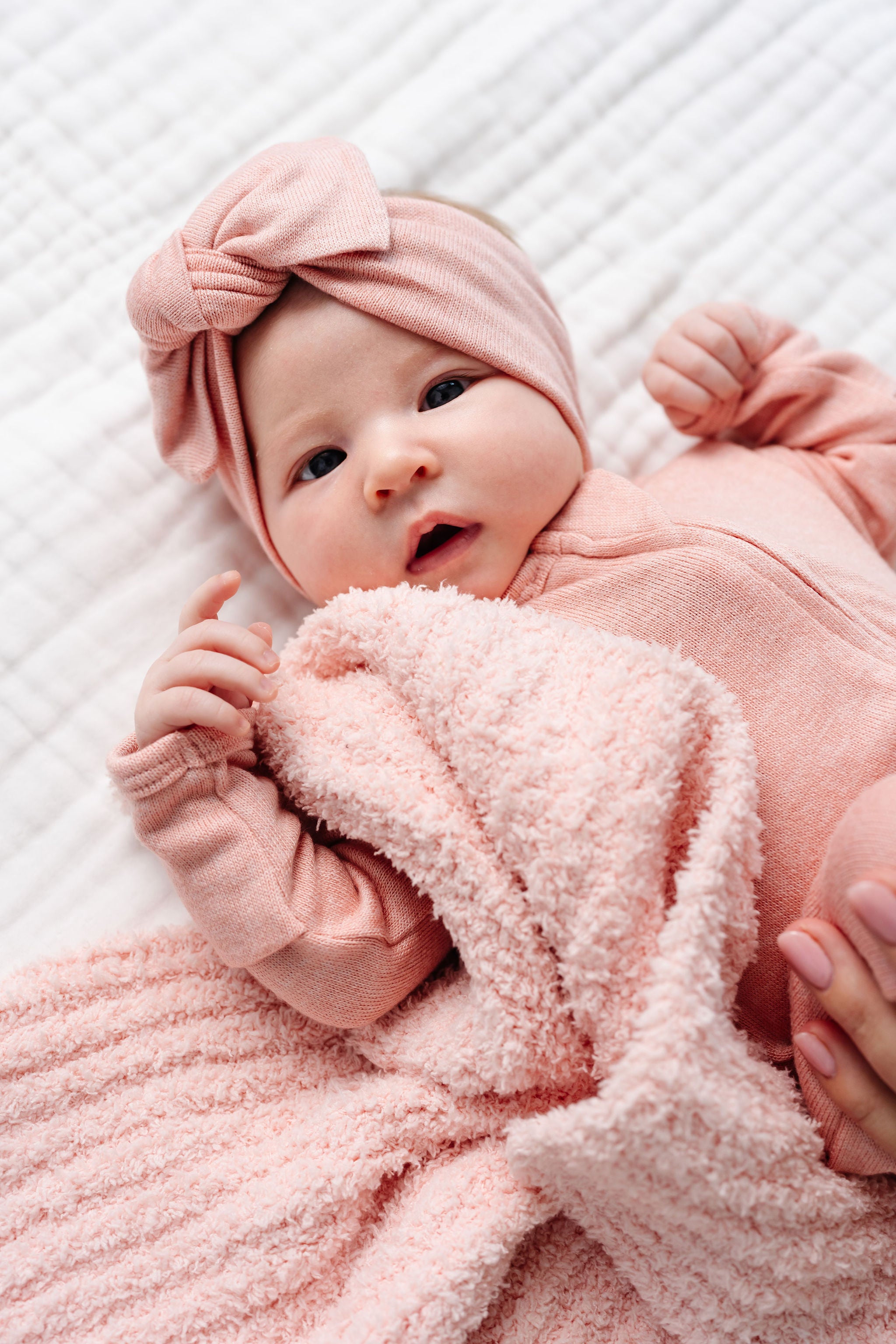 Piper Plush Knit Zipper Footies