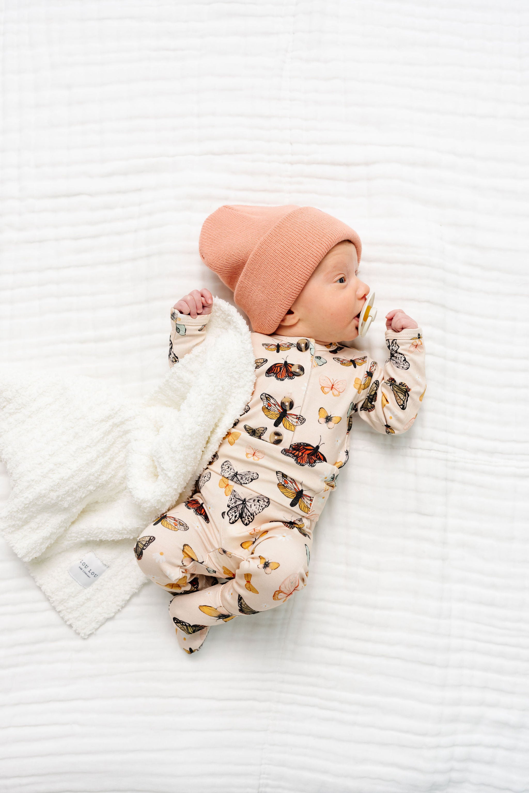 Beanie - Salmon Pink