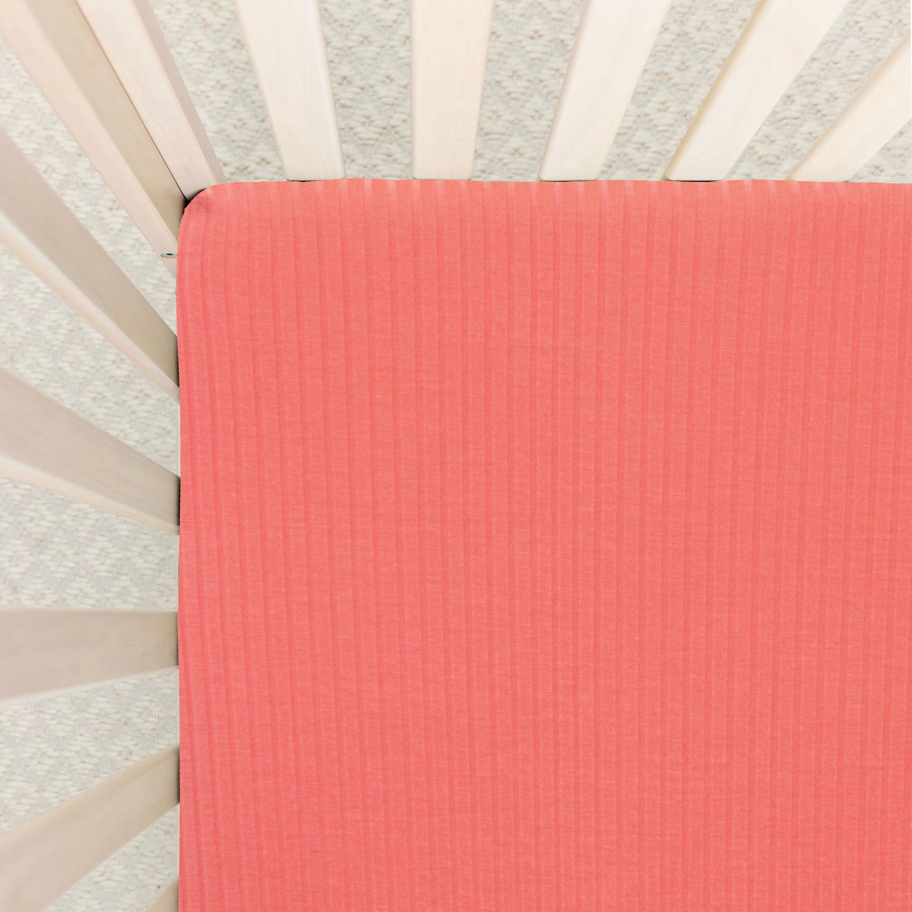 Darcy Ribbed Crib Sheet + Changing Pad Cover Pack