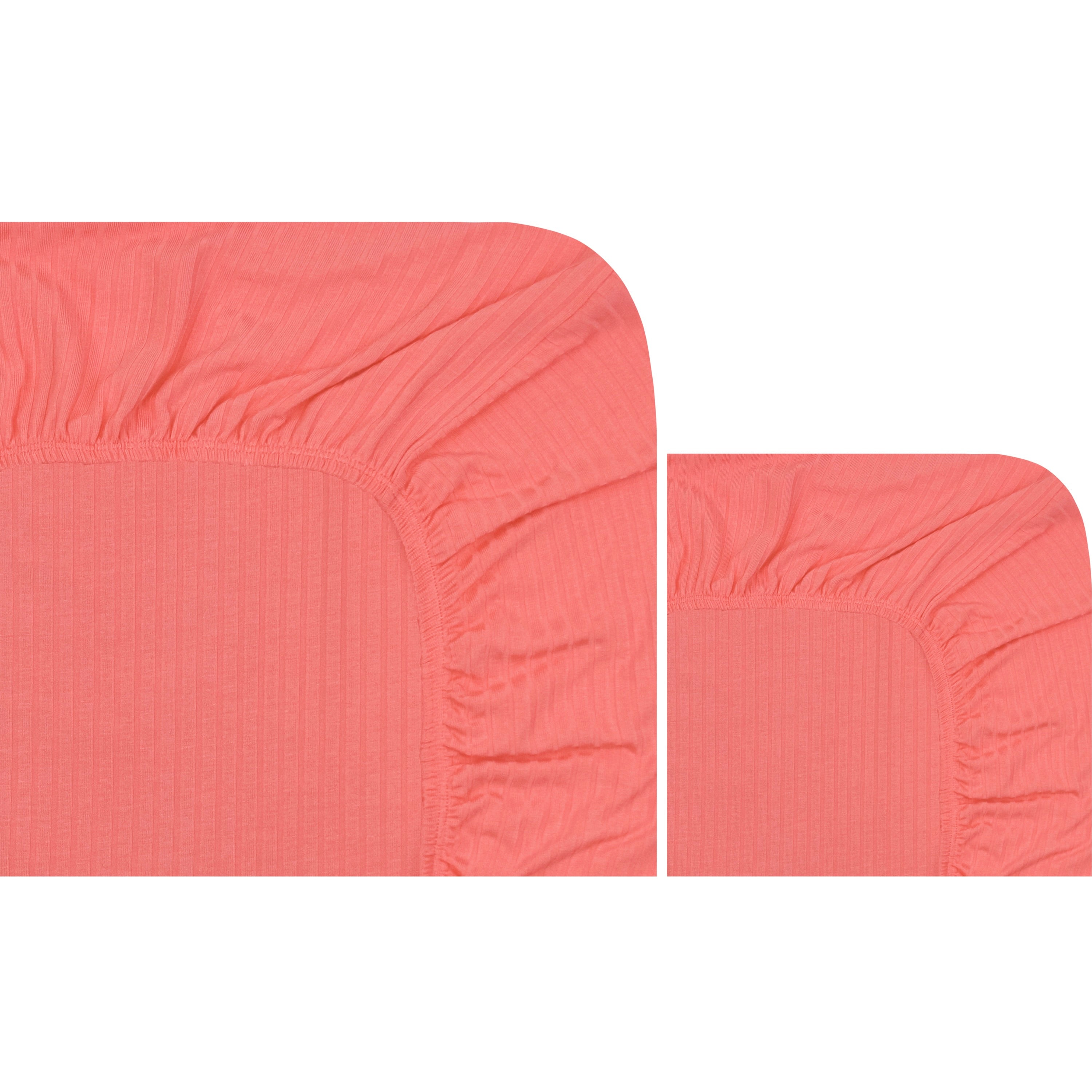 Darcy Ribbed Crib Sheet + Changing Pad Cover Pack