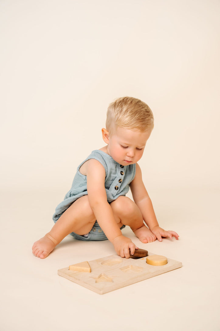 Cloud Muslin™ Bubble Romper - Steel