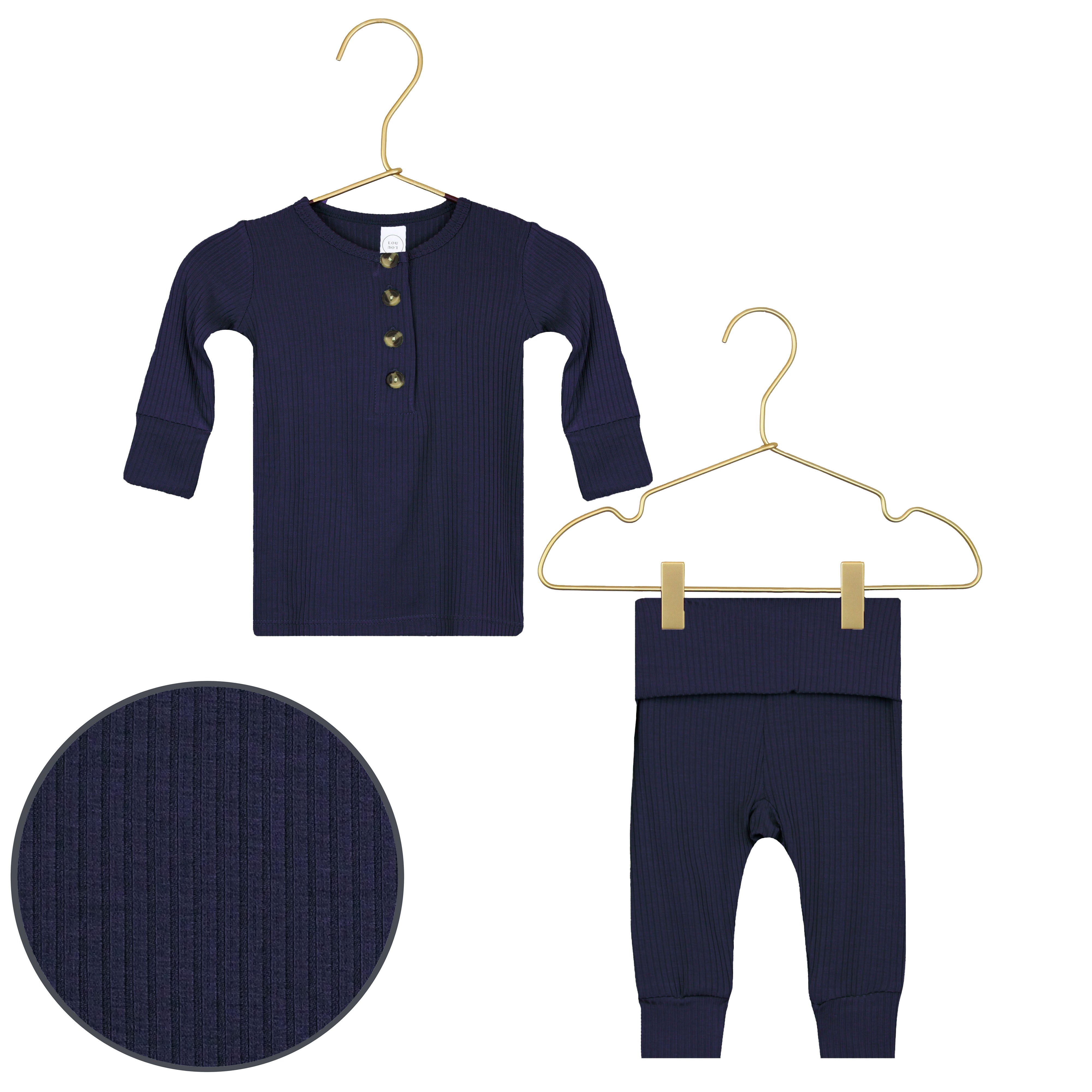 Hayden Ribbed Top + Bottoms