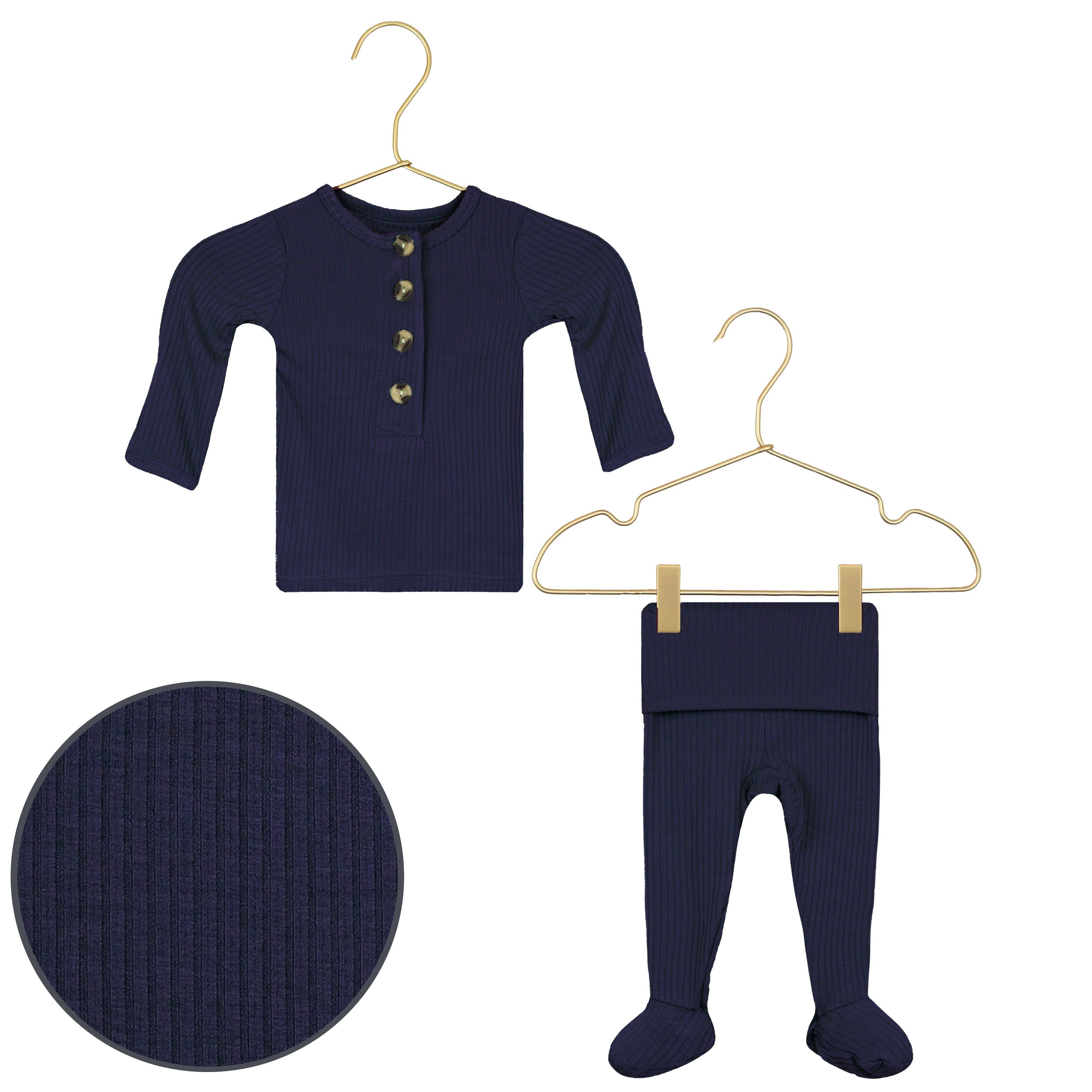 Hayden Ribbed Top + Bottoms