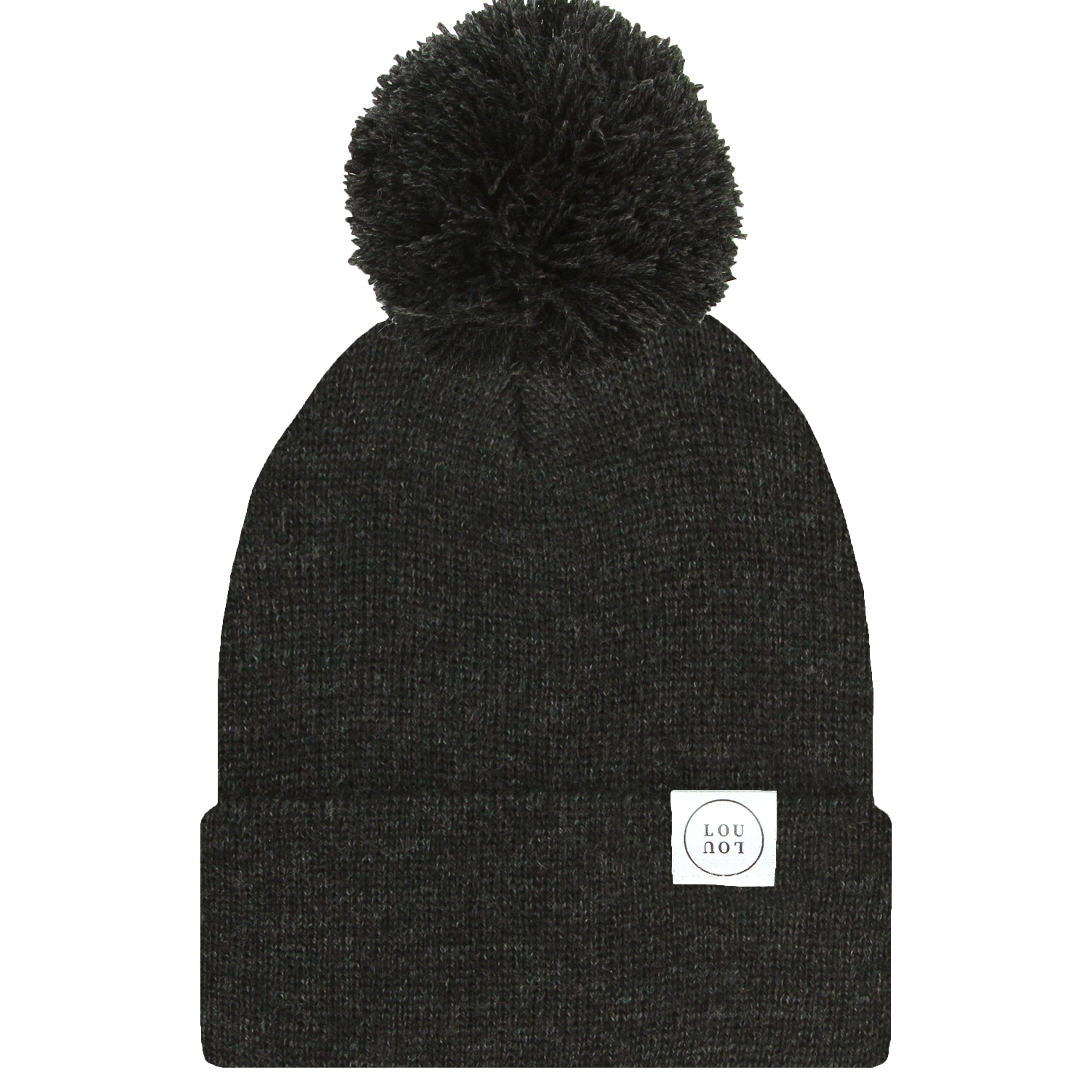 Beanie - Heathered Black
