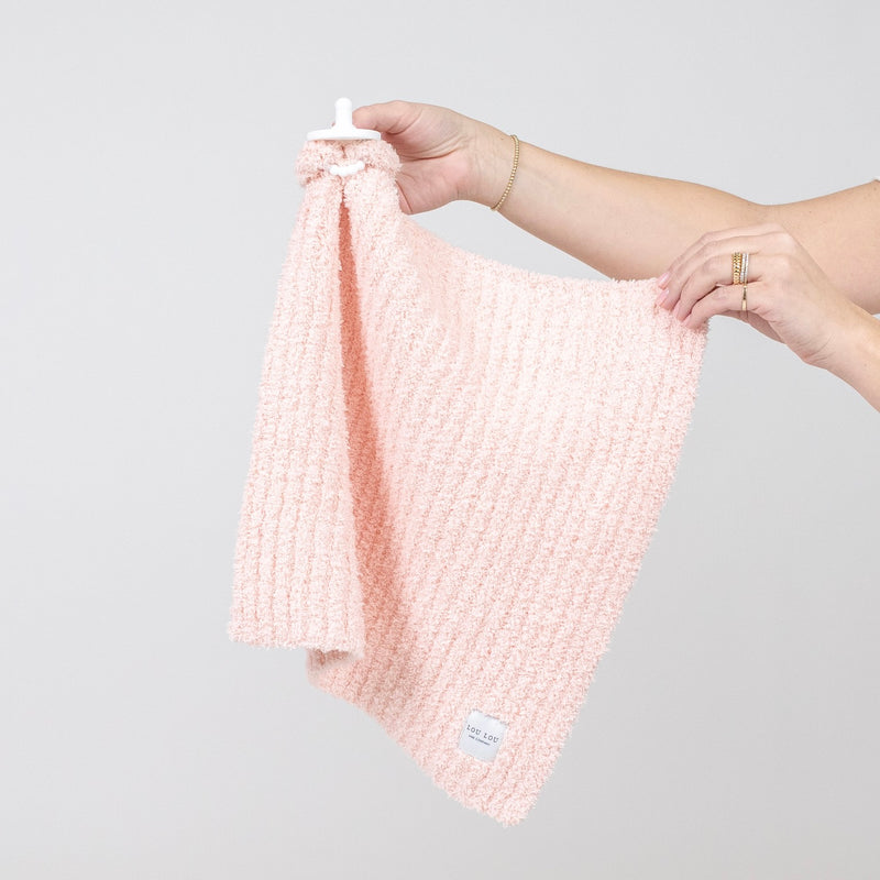 Chenille Blanket - Blush Pink - Mini/Lovey