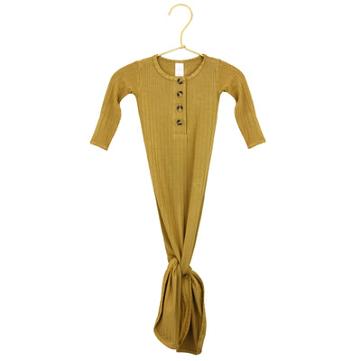 Merrick Ribbed Knotted Gown