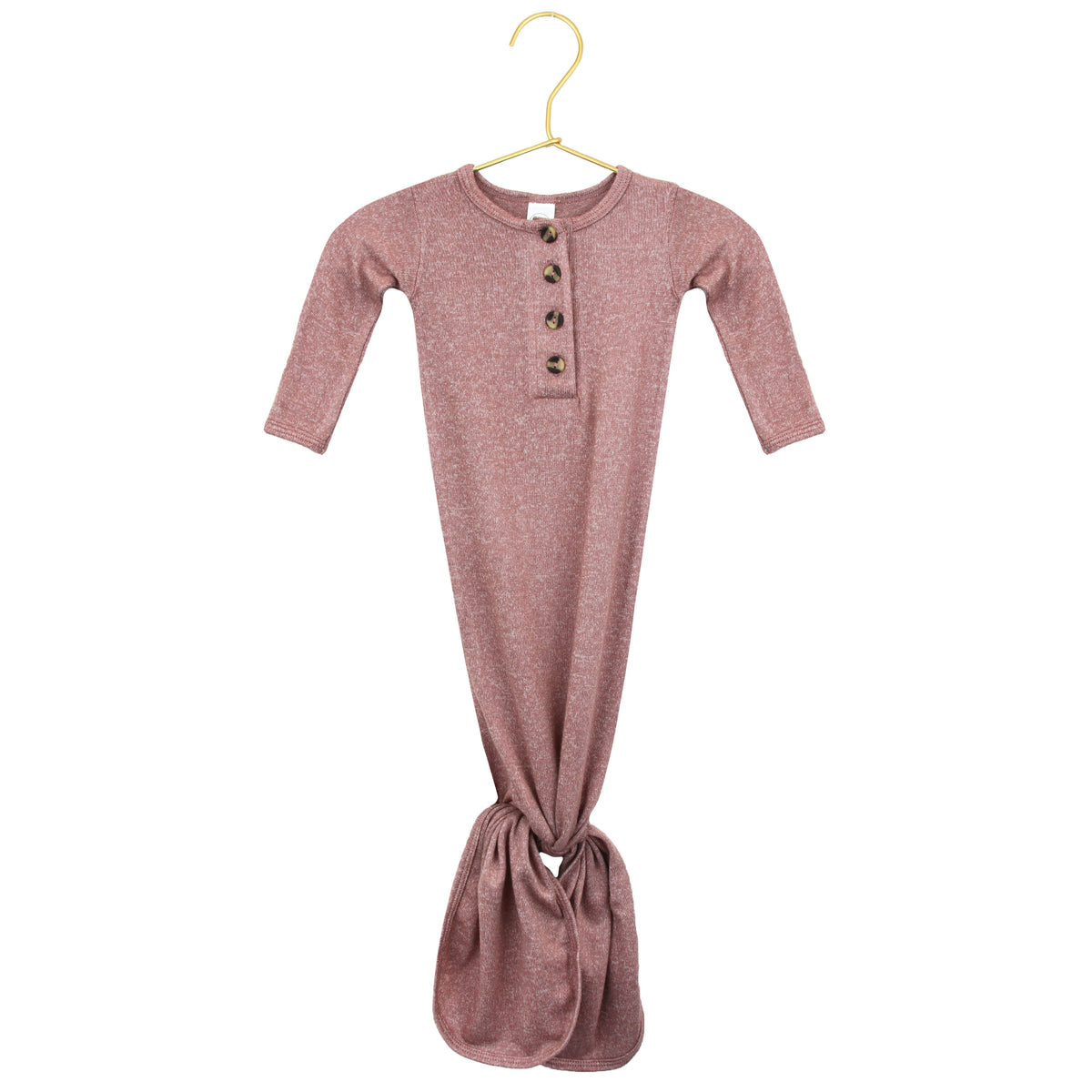 Elise Plush Knit Knotted Gown