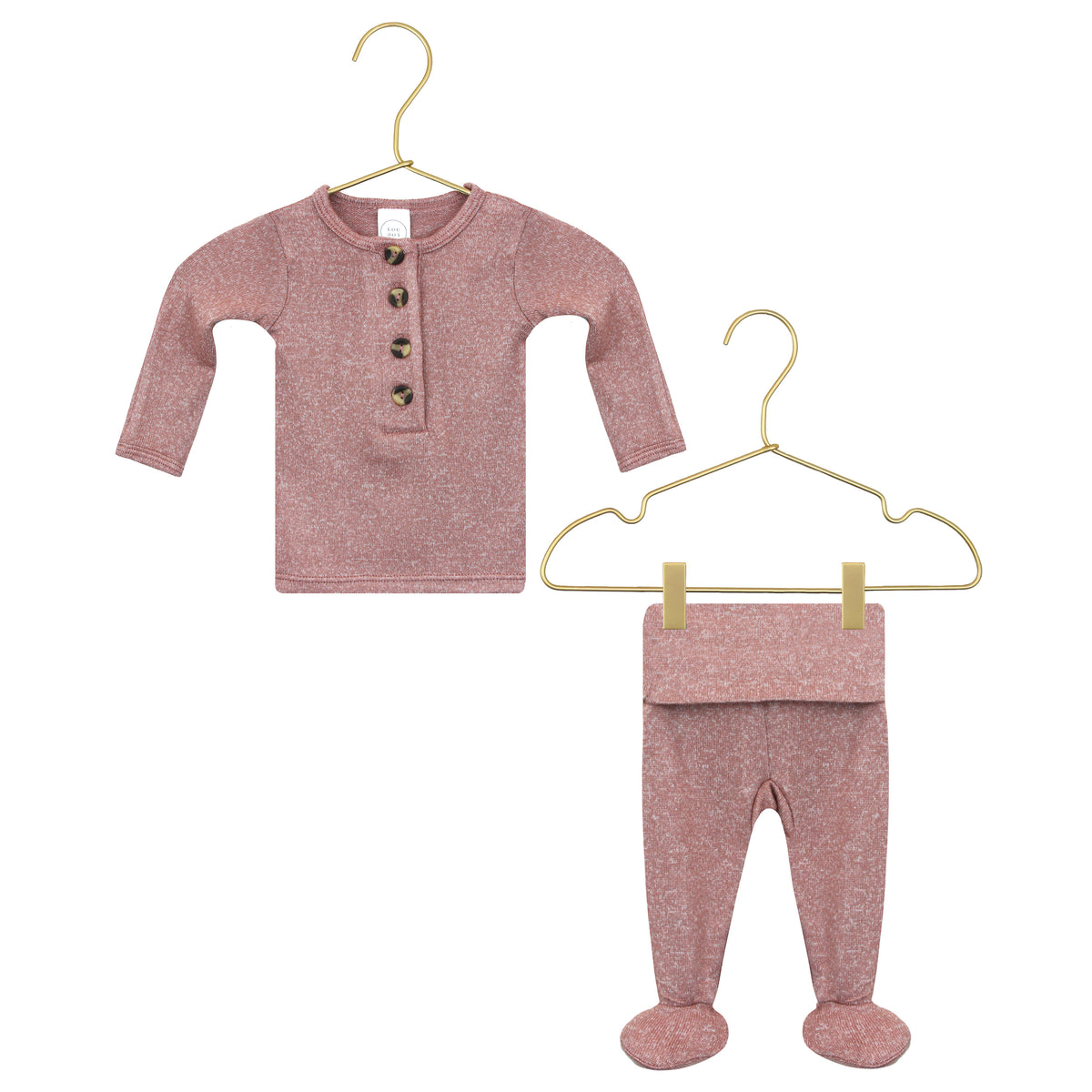 Elise Plush Knit Top + Bottoms