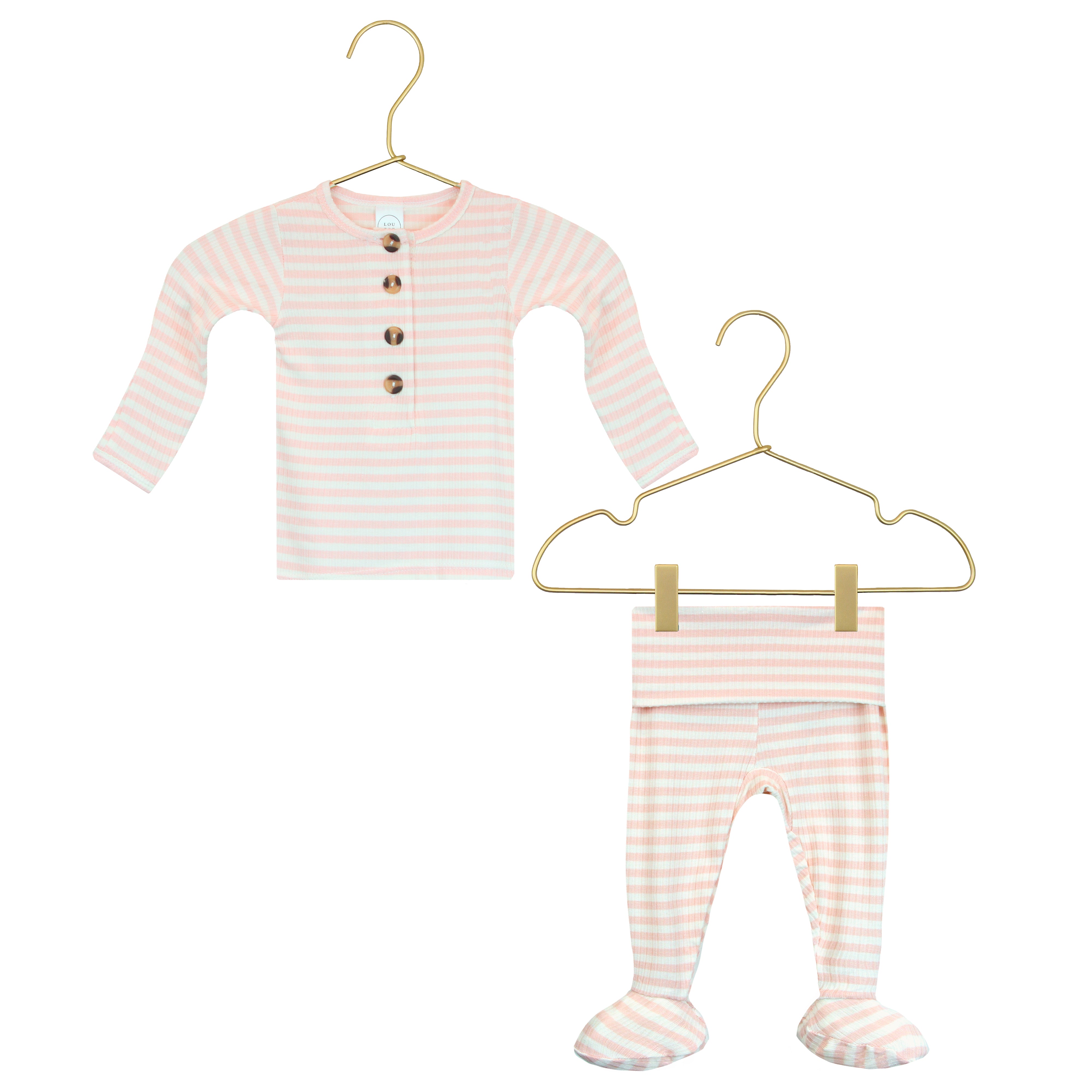 Harper Ribbed Top + Bottoms