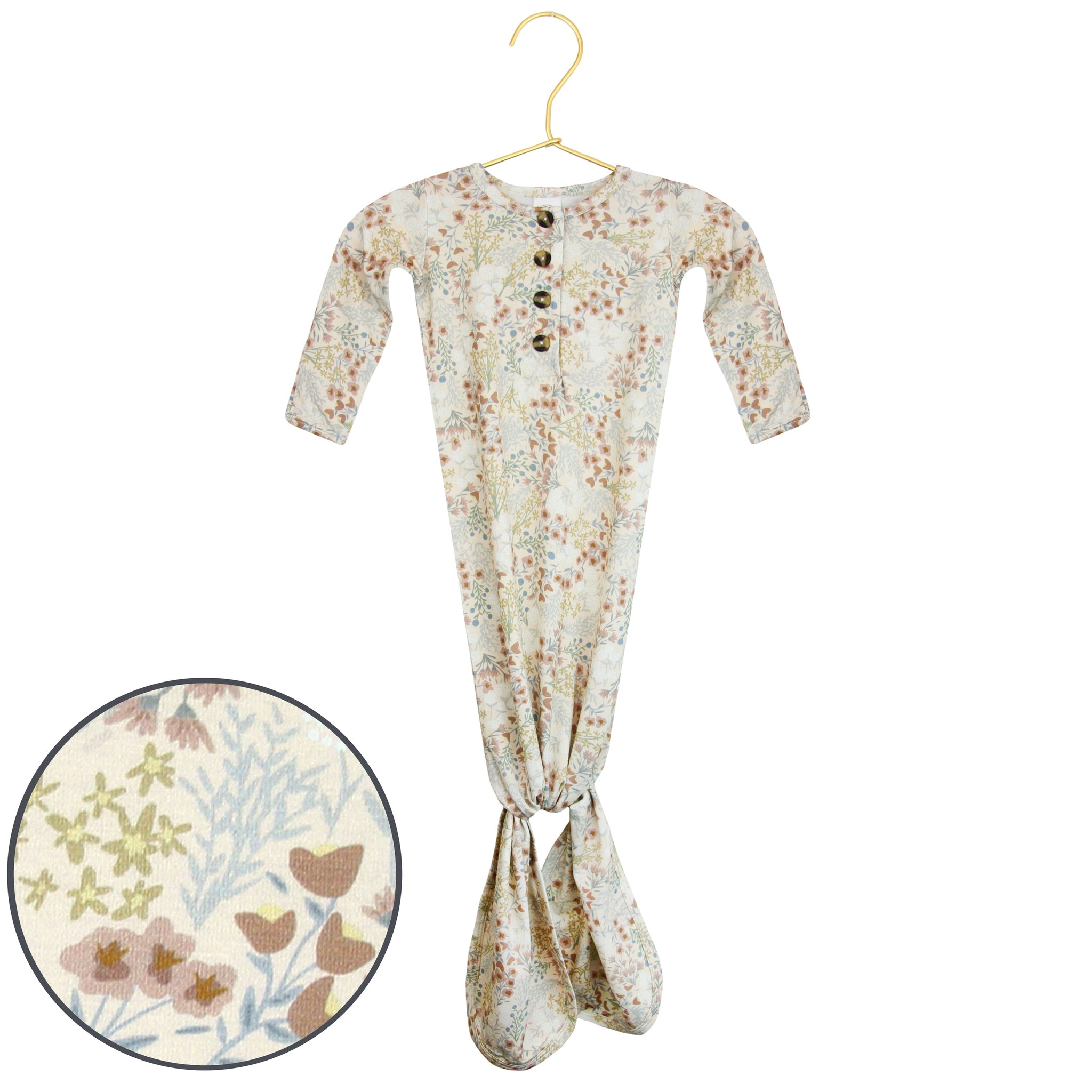 Angel Dear Solid Orchid Petal - Knotted Gown main image 0