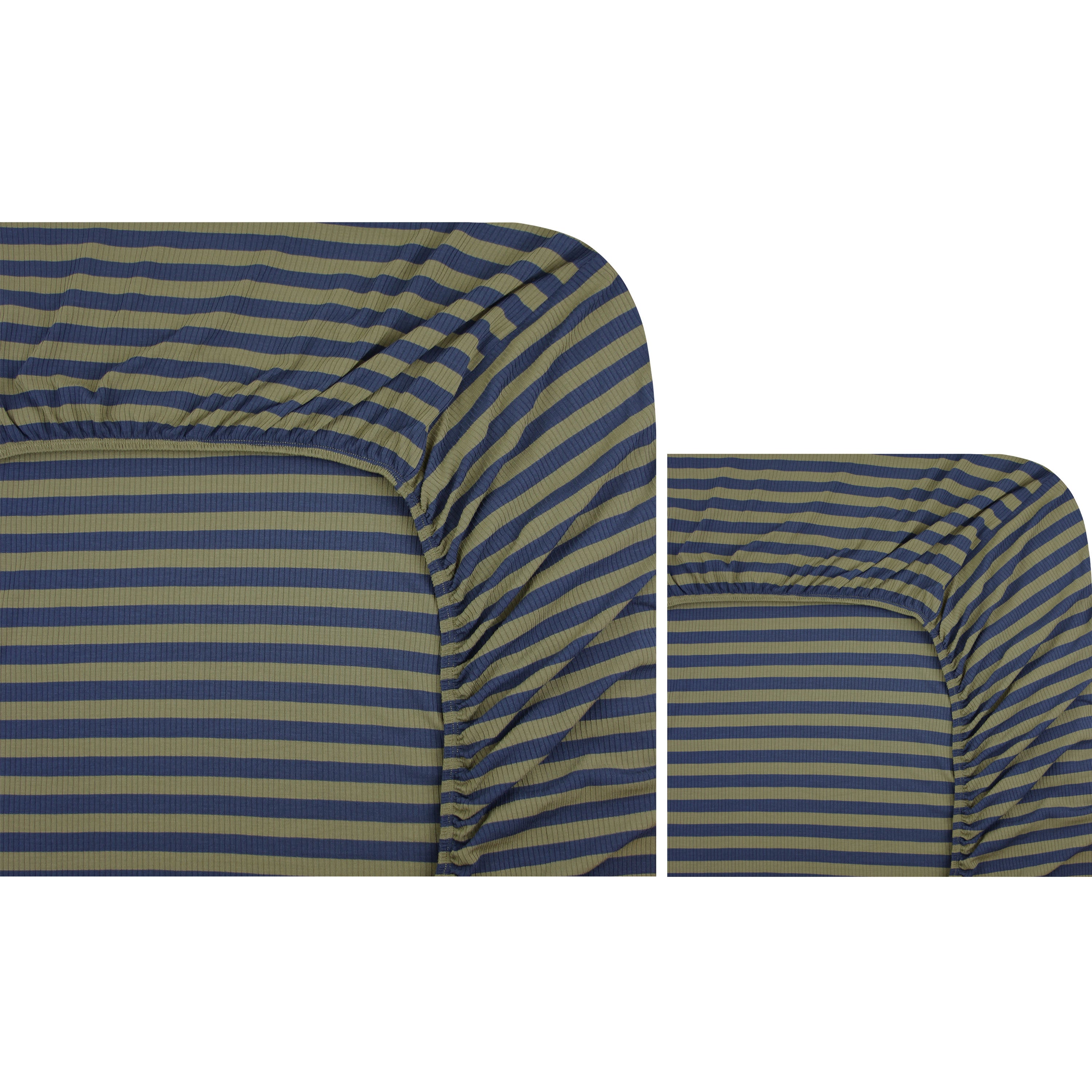 Rome Ribbed Crib Sheet + Changing Pad Cover Pack